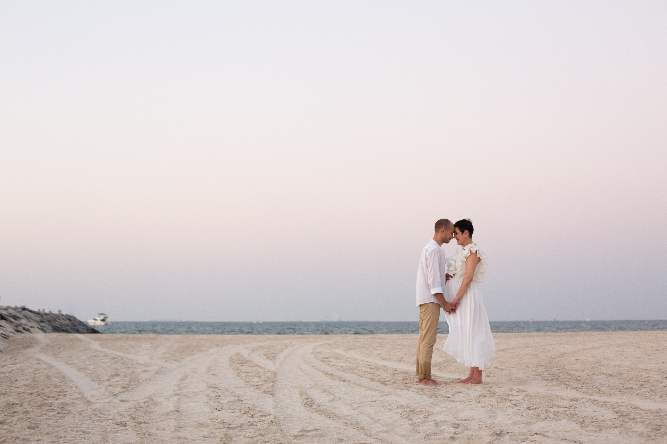 Classic Elegant Pregnancy Photoshoot in Dubai