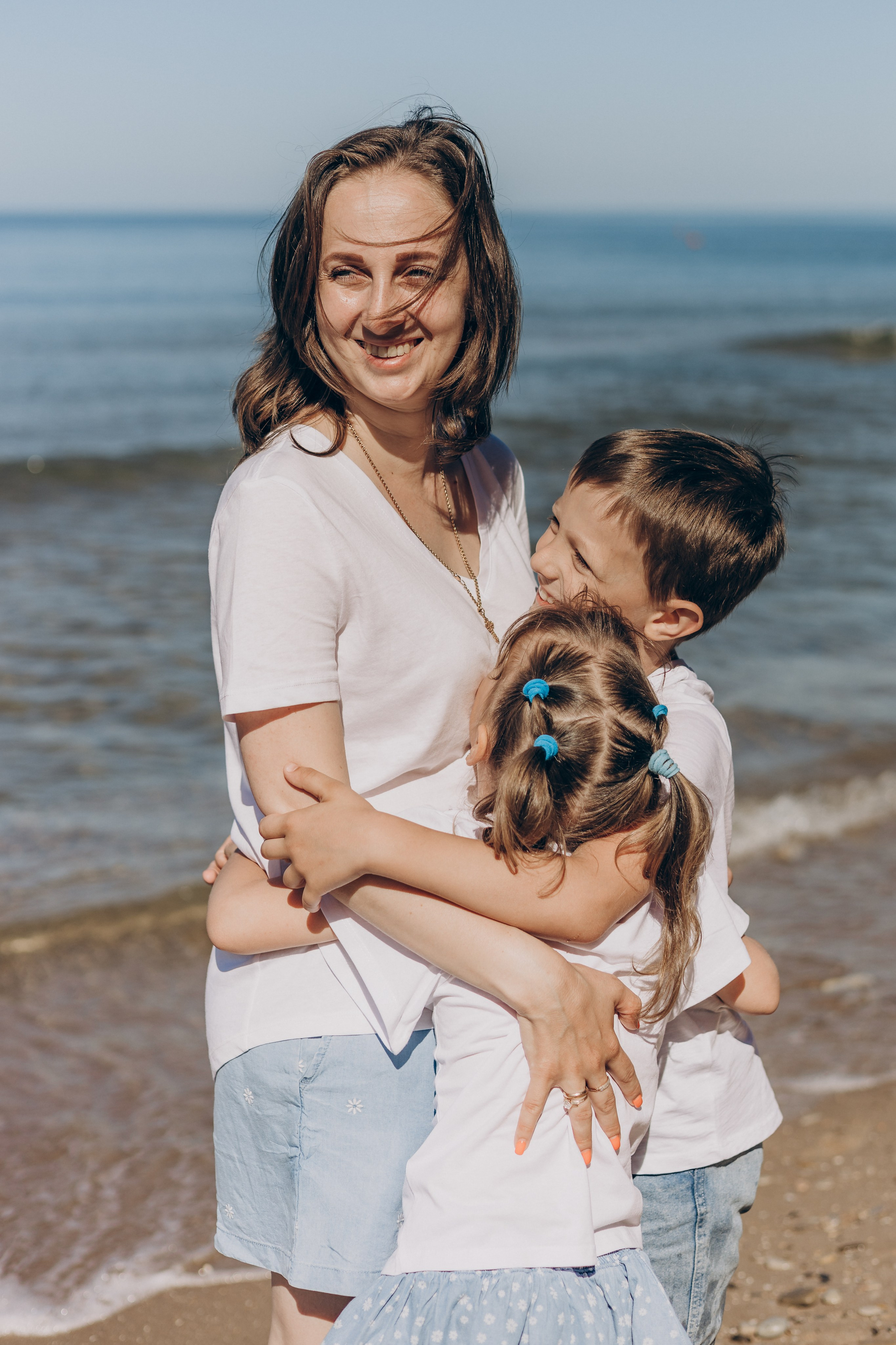 Сергей, Мария, Марк, Кира и Герман