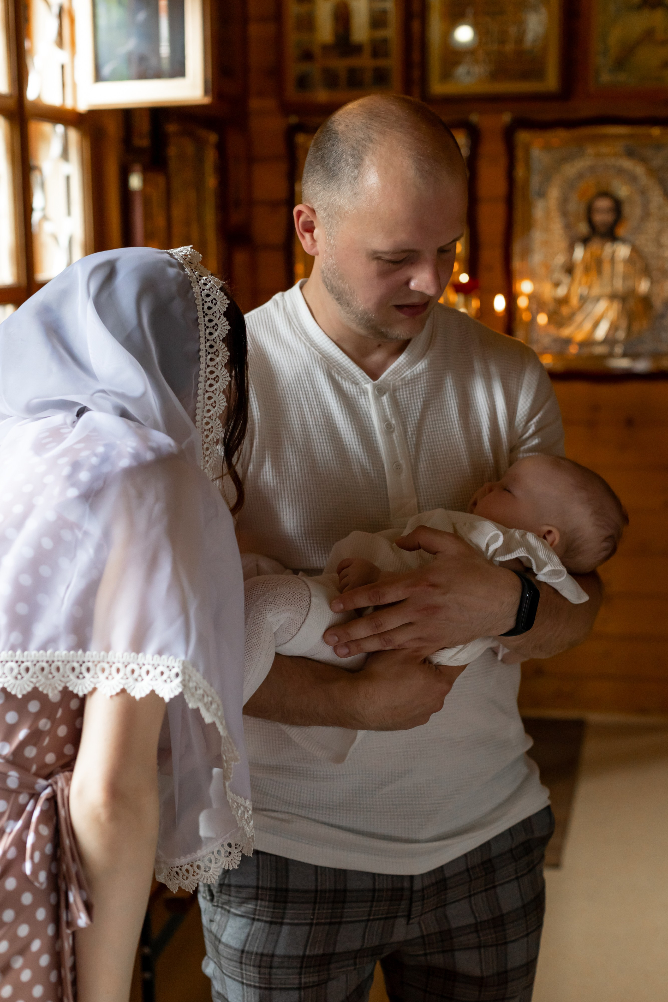 Таинство крещения Храм Святого страстотерпца Императора Николая Второго (г. Щелково). Фотограф Щелково/ Москва Татьяна Жучкова