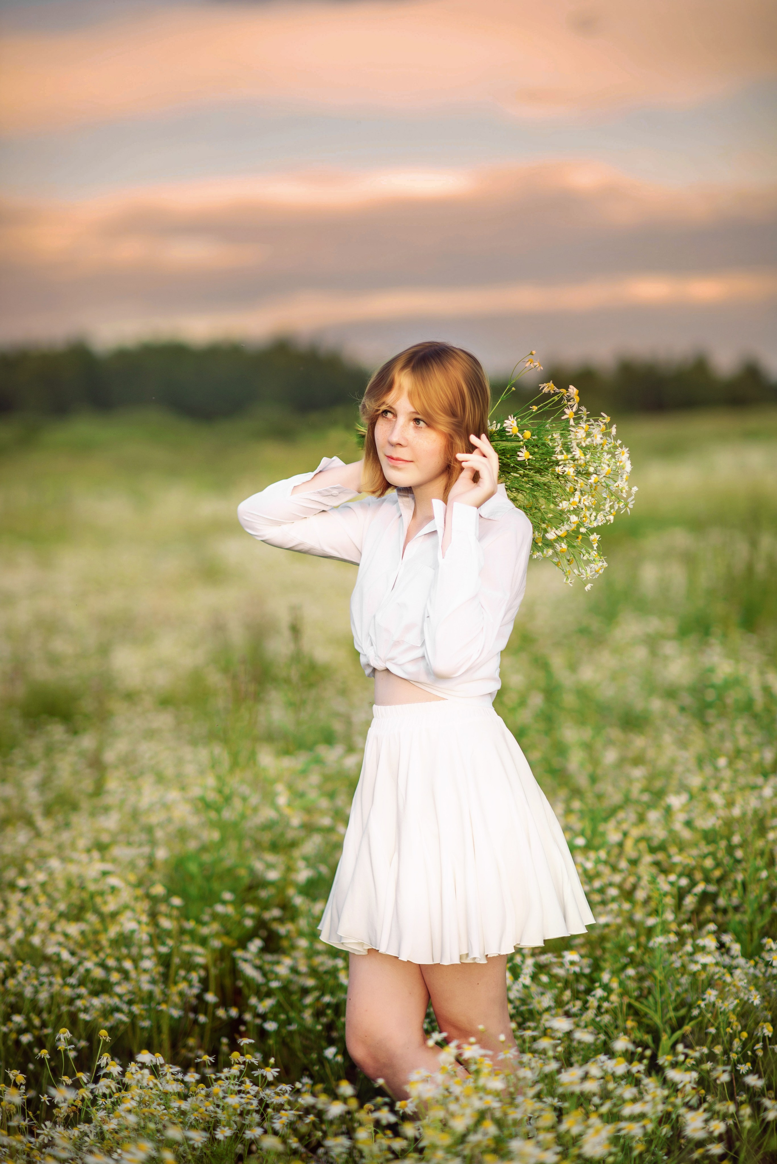 Злата.Ромашки. Школьный, фэшн фотограф в Тюмени и в России Ирина Королева