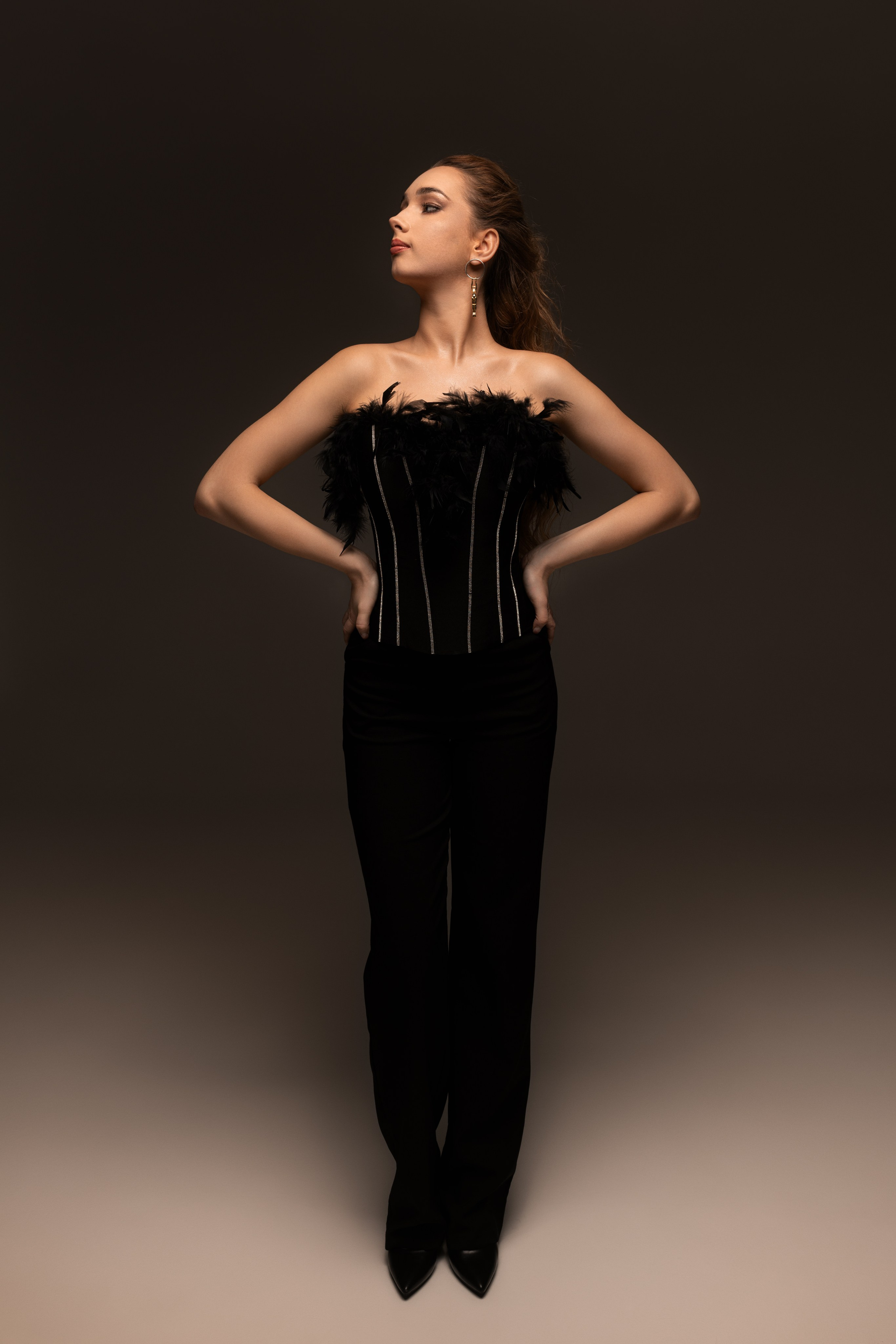 Студийная съемка с Полиной на циклораме в формате для «себя». Дмитрий Шульгин, портретный фотограф в Воронеже