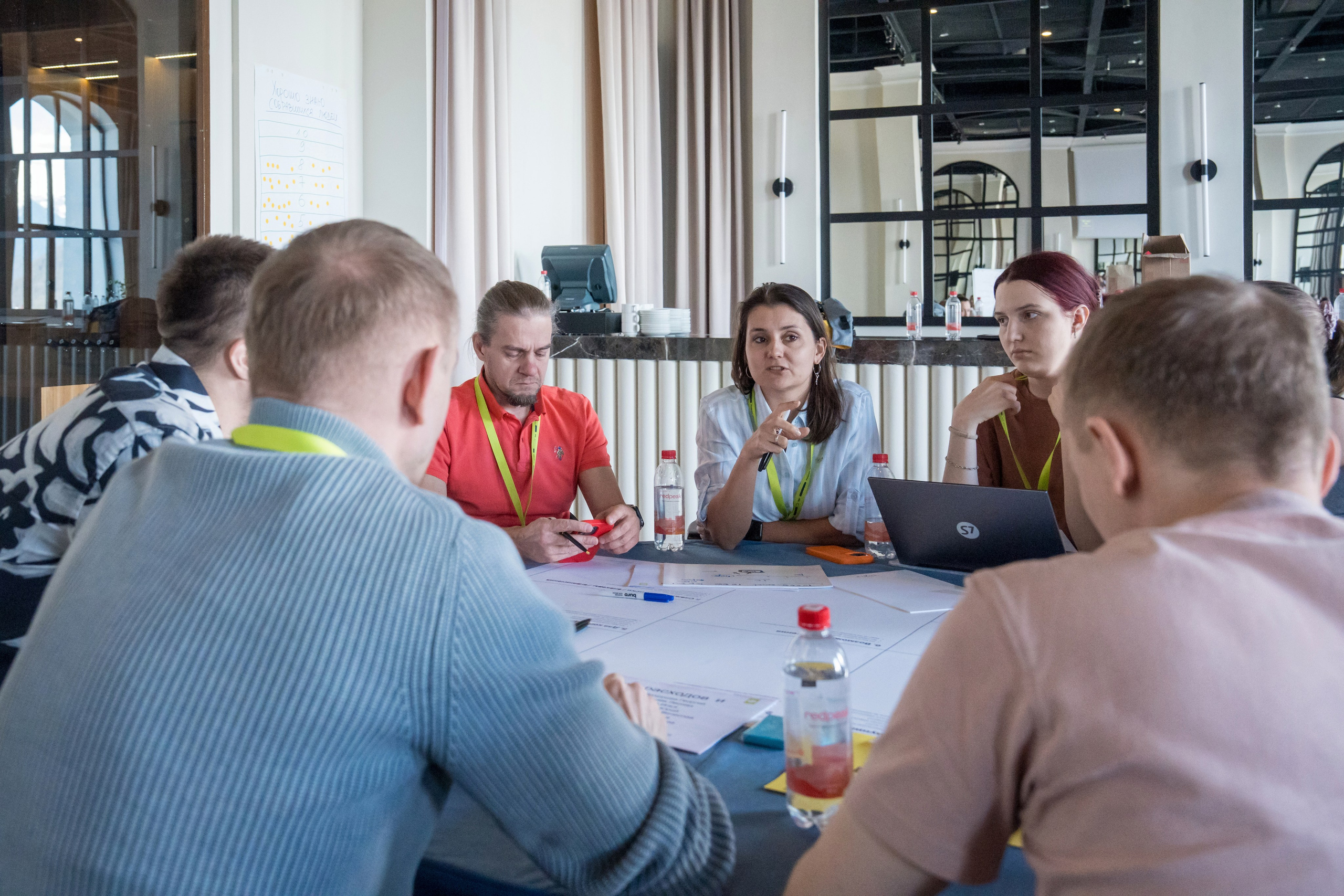 Тренинг для компании S7 Airlines в Красной Поляне. Репортажный фотограф в Красной Поляне и Сочи Павлюченко Екатерина