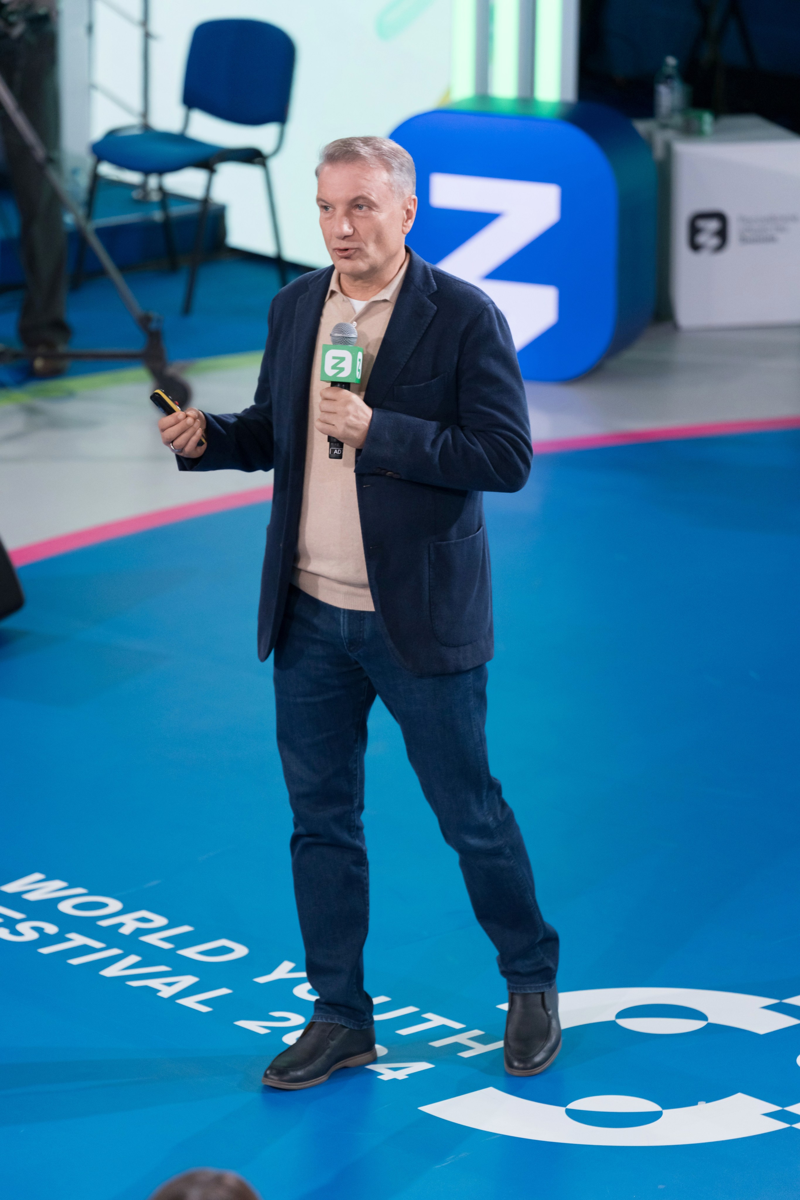 Герман Греф на Всемирном Фестивале Молодежи 2024. Репортажный фотограф в Красной Поляне и Сочи Павлюченко Екатерина