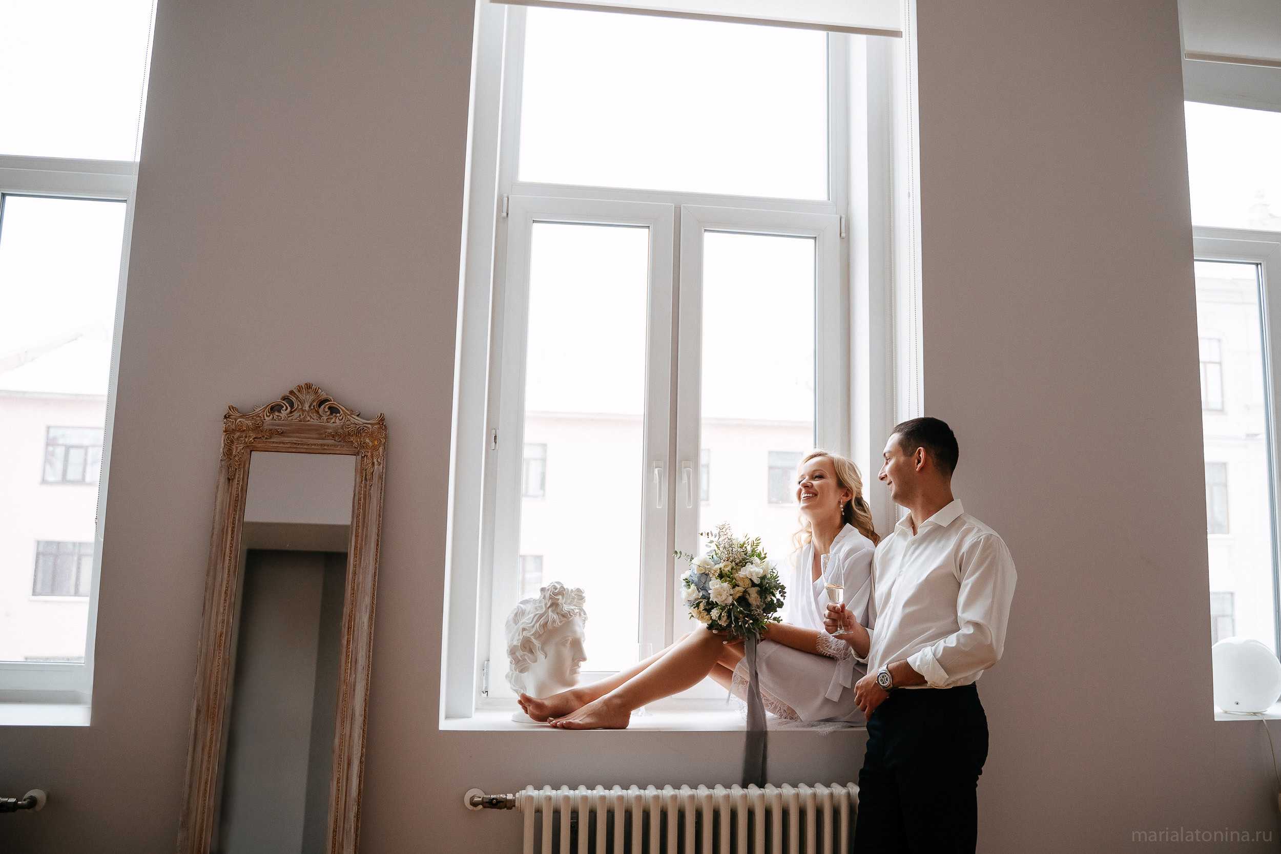 Свадьба зимой в Петербурге