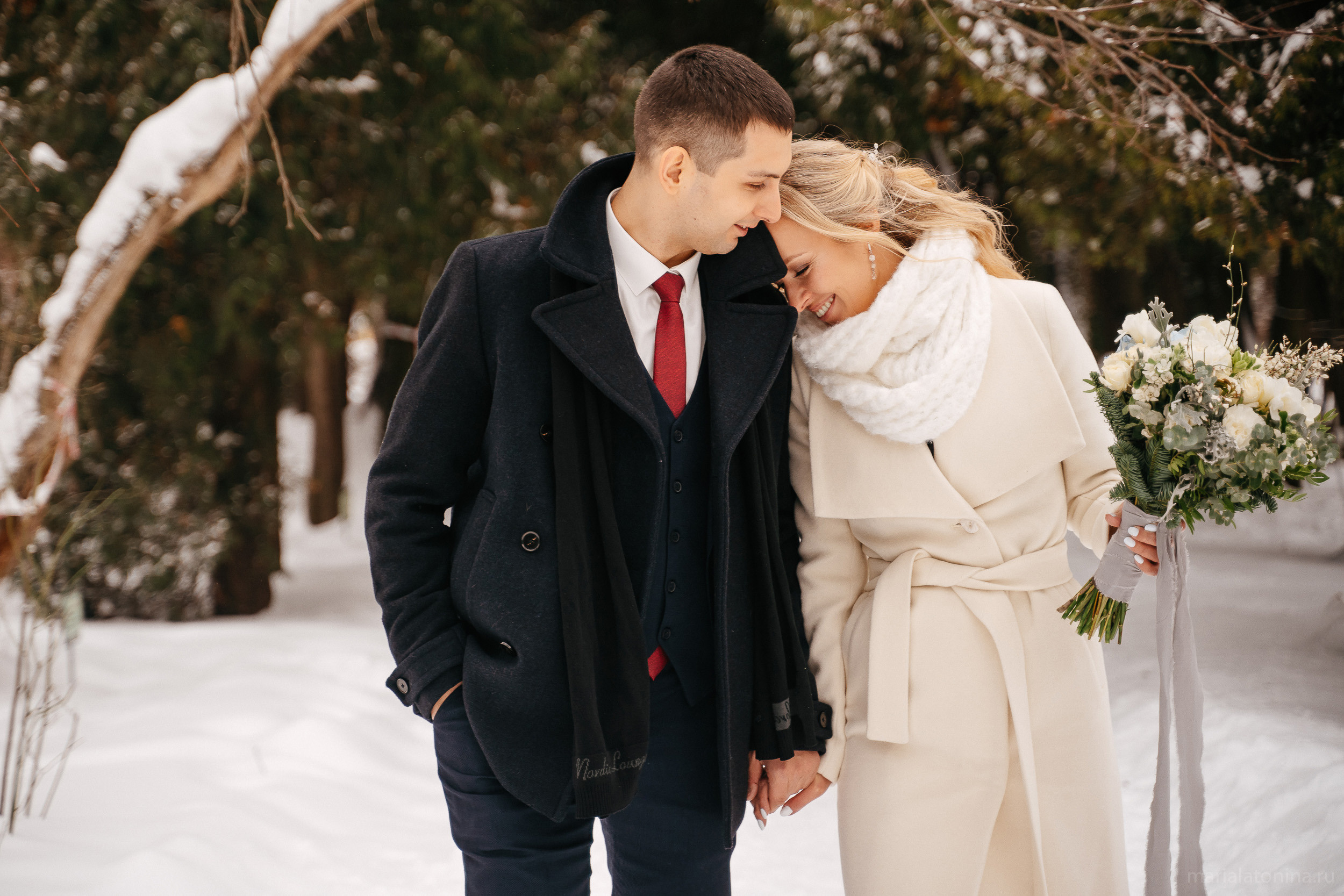Свадьба зимой в Петербурге