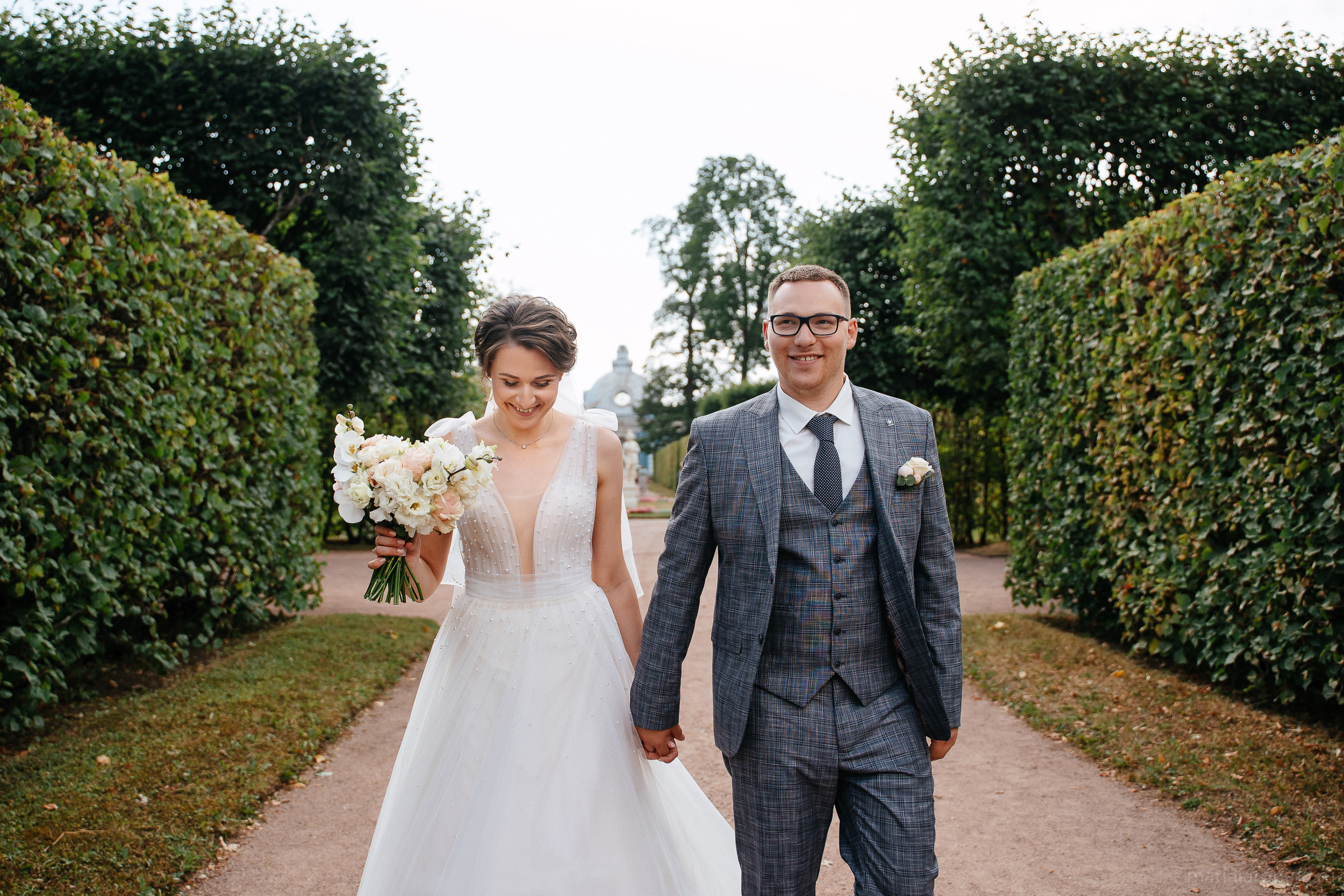 Свадебная съемка в Пушкине. Семейный и свадебный фотограф в Санкт-Петербурге и Москве