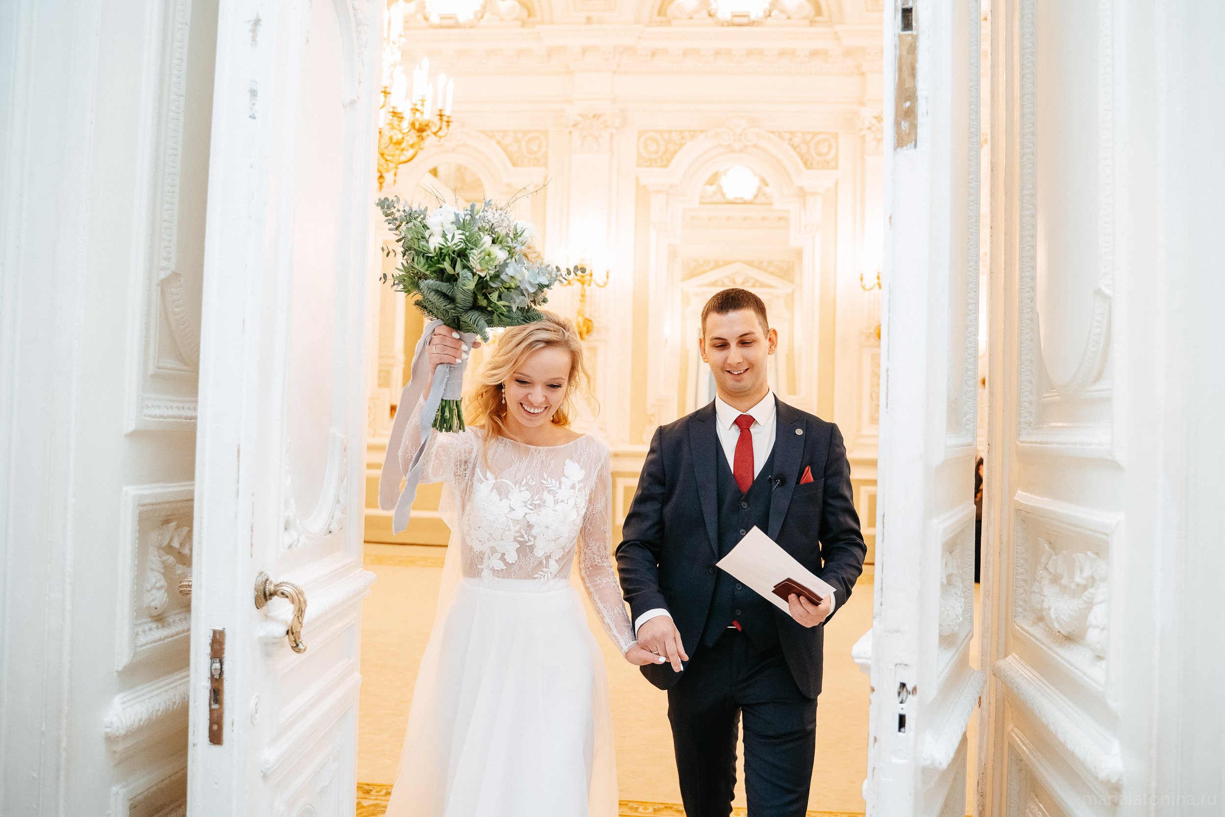 Свадьба зимой в Петербурге