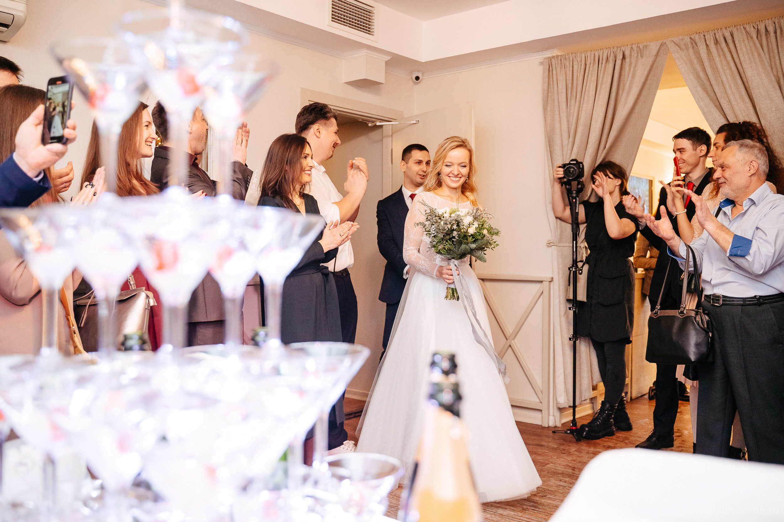 Свадьба зимой в Петербурге