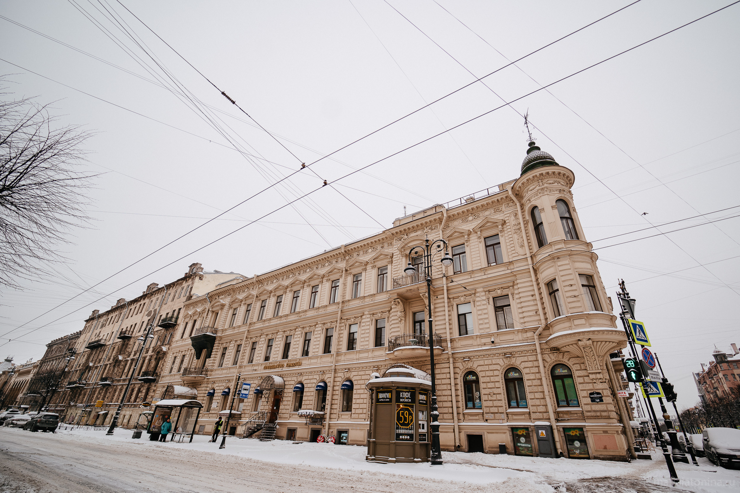 Свадьба зимой в Петербурге
