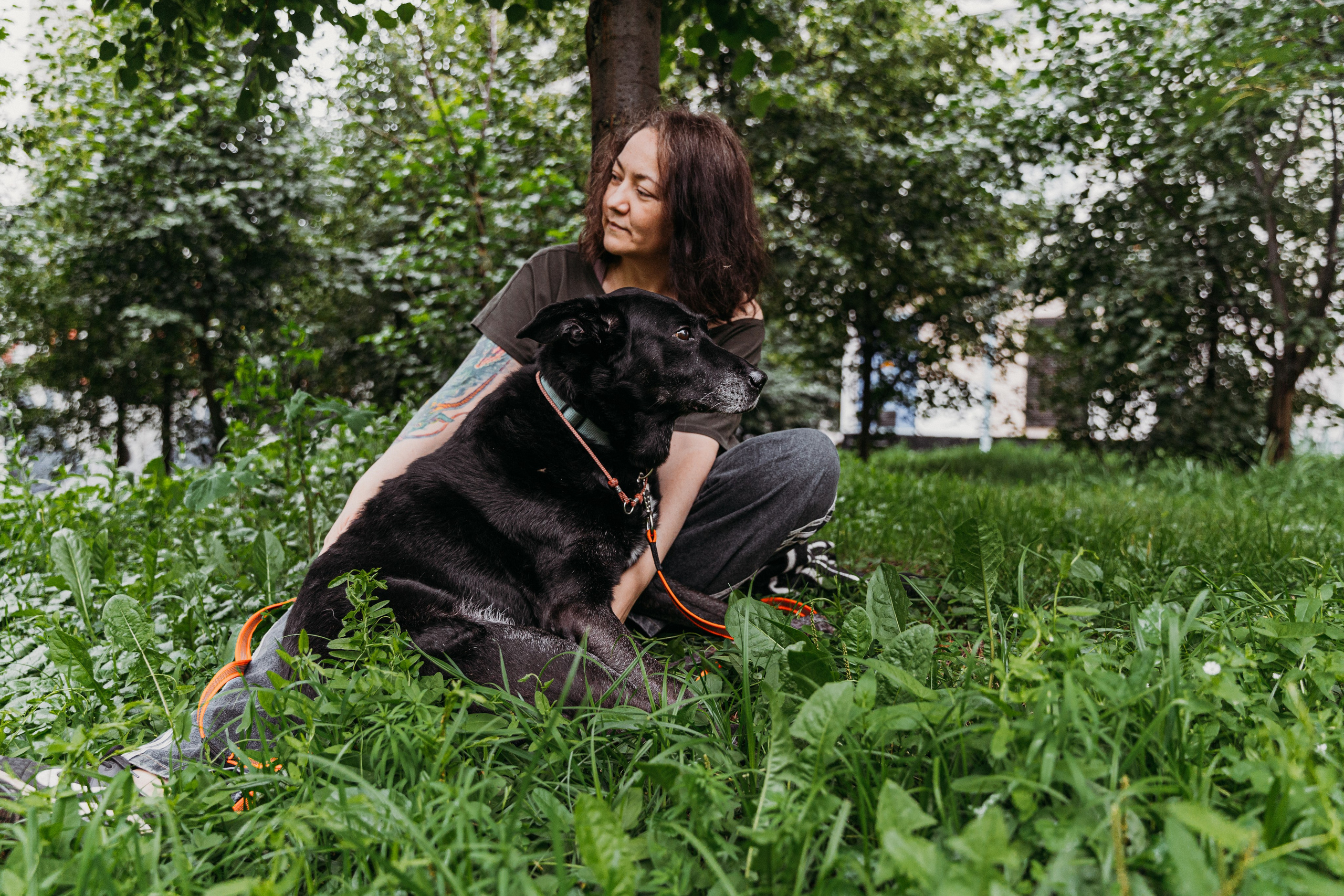 Ольга и Алеся Петровна. Фотограф-анималист в Москве Соломонова Варвара