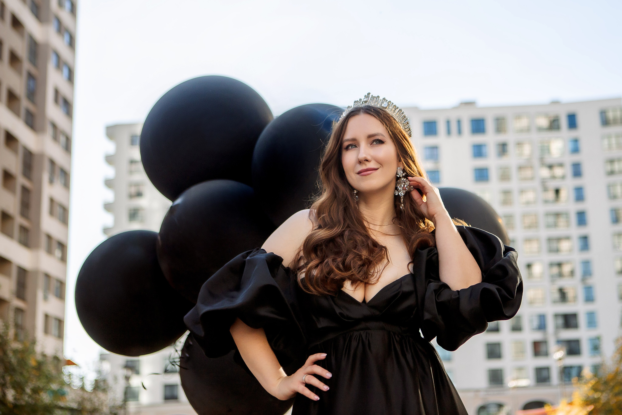 Екатерина. Прогулка с шарами. Семейный детский фотограф. Фотосессия в Минске