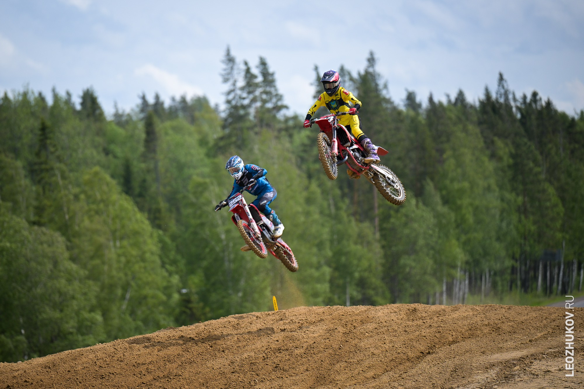 1 round of ММТ RGP russian motocross championships. Sports photographer Leonid Zhukov