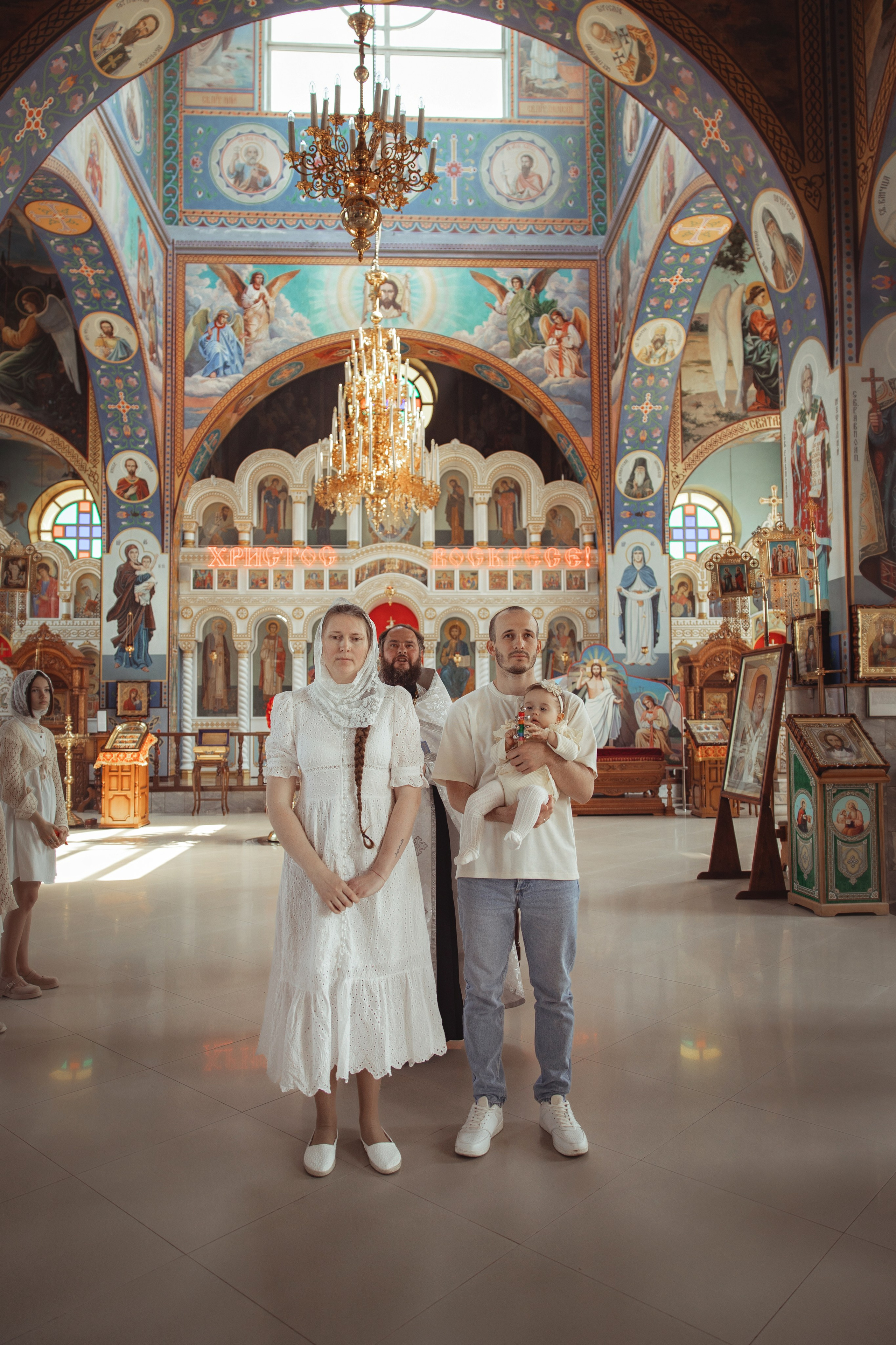 Таинство Крещения Ольги. Храм Михаила Архангела г. Крымск. Фотограф на Крещение и Венчание Краснодарский край — Гранкина Юлия