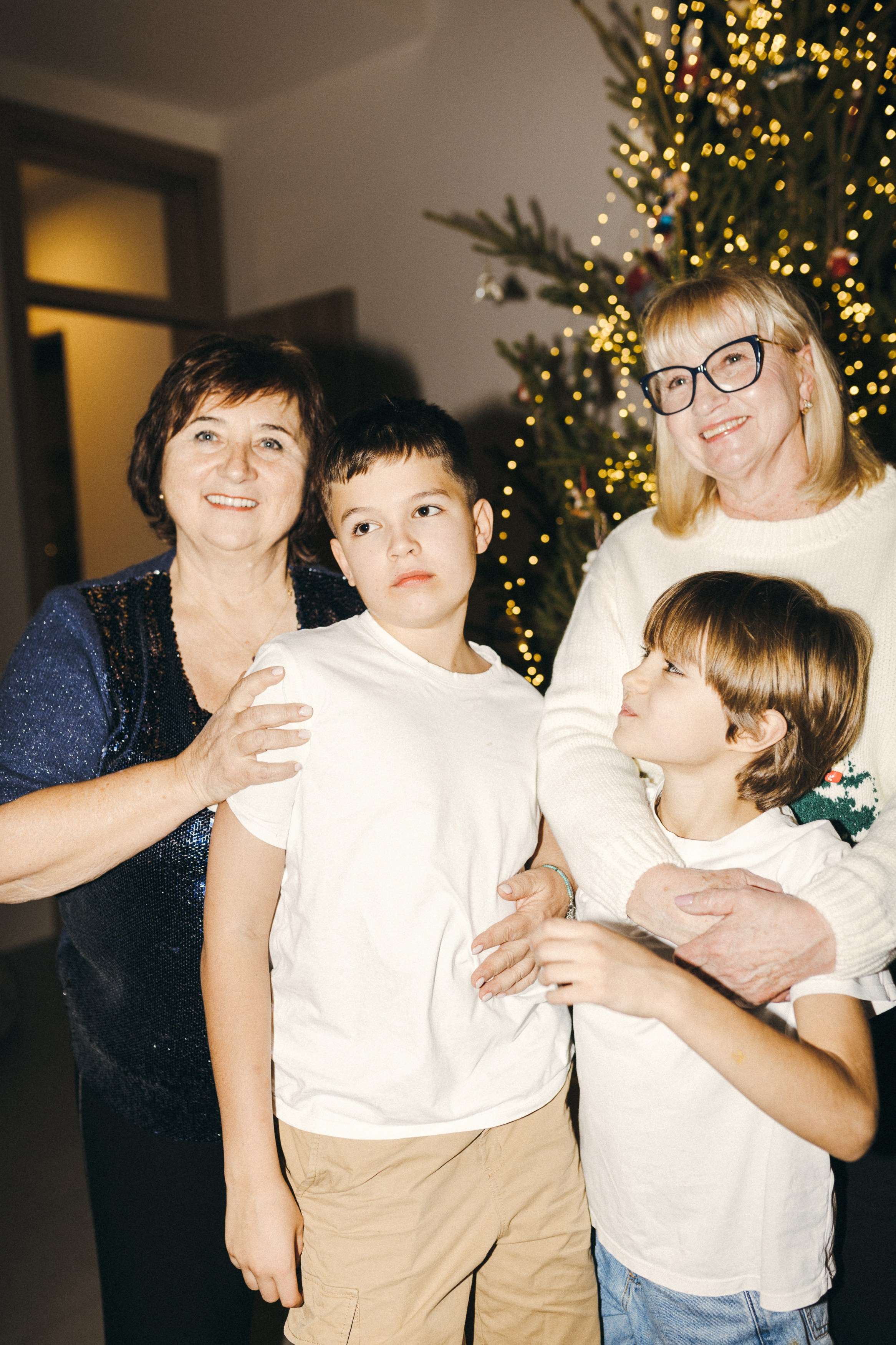 Новогодний семейный ужин. Семейный фотограф Маша Тимофеева | Москва