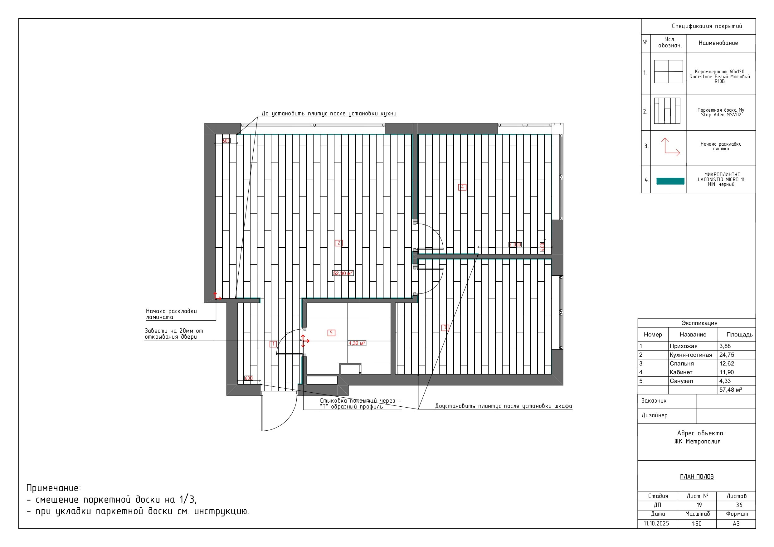 ЖК Метрополия. Дизайнер интерьера Ника Шуба