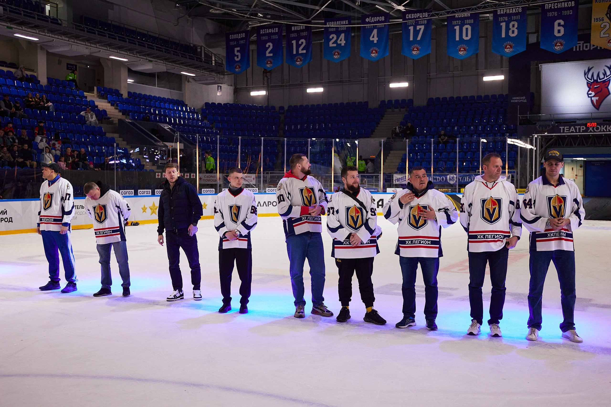 Репортаж. Офицерская хоккейная лига 2025 год. Спортивный фотограф Некрасов Денис