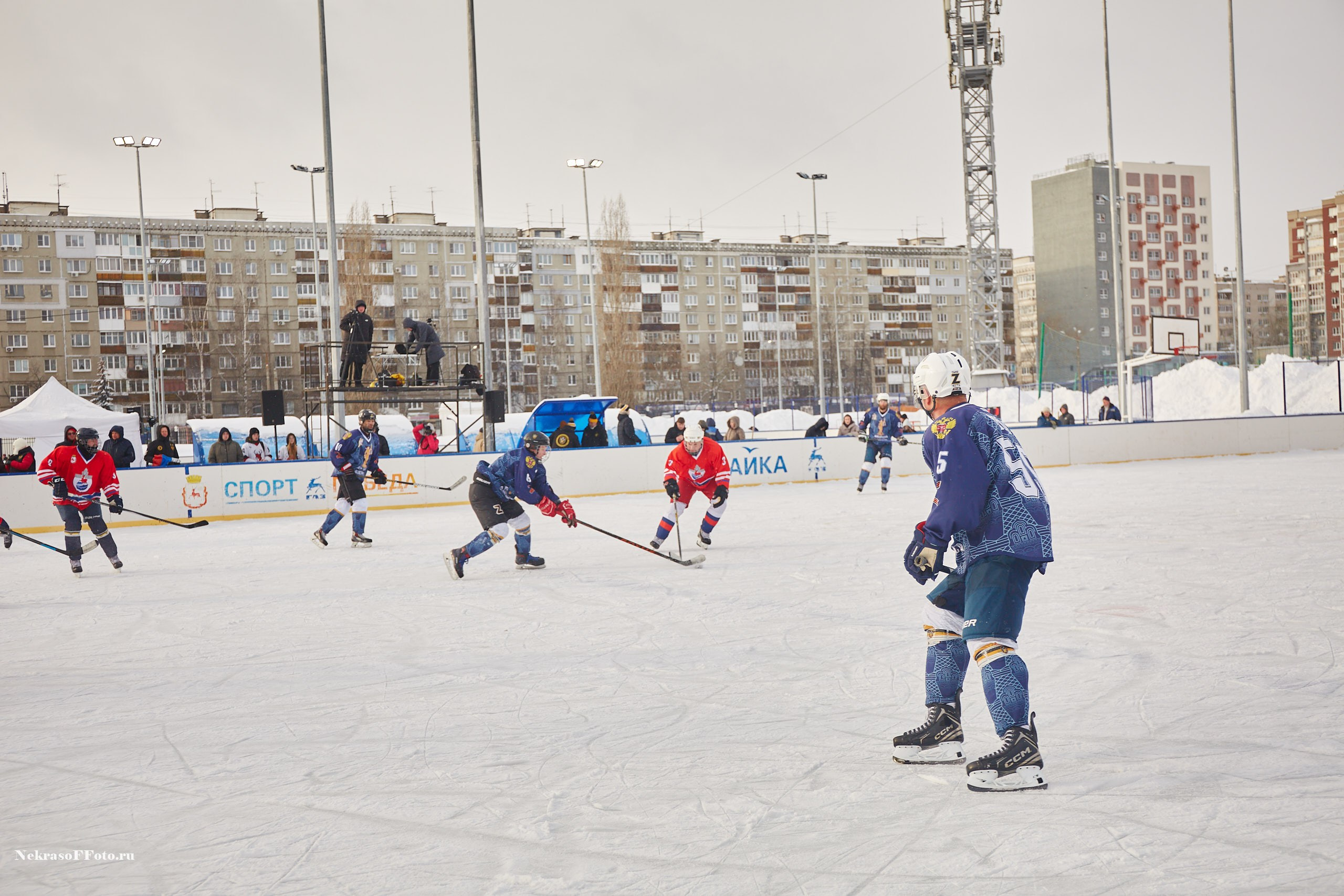 Турнир по хоккею «Русская классика» в рамках Офицерской хоккейной лиги. Спортивный фотограф Некрасов Денис