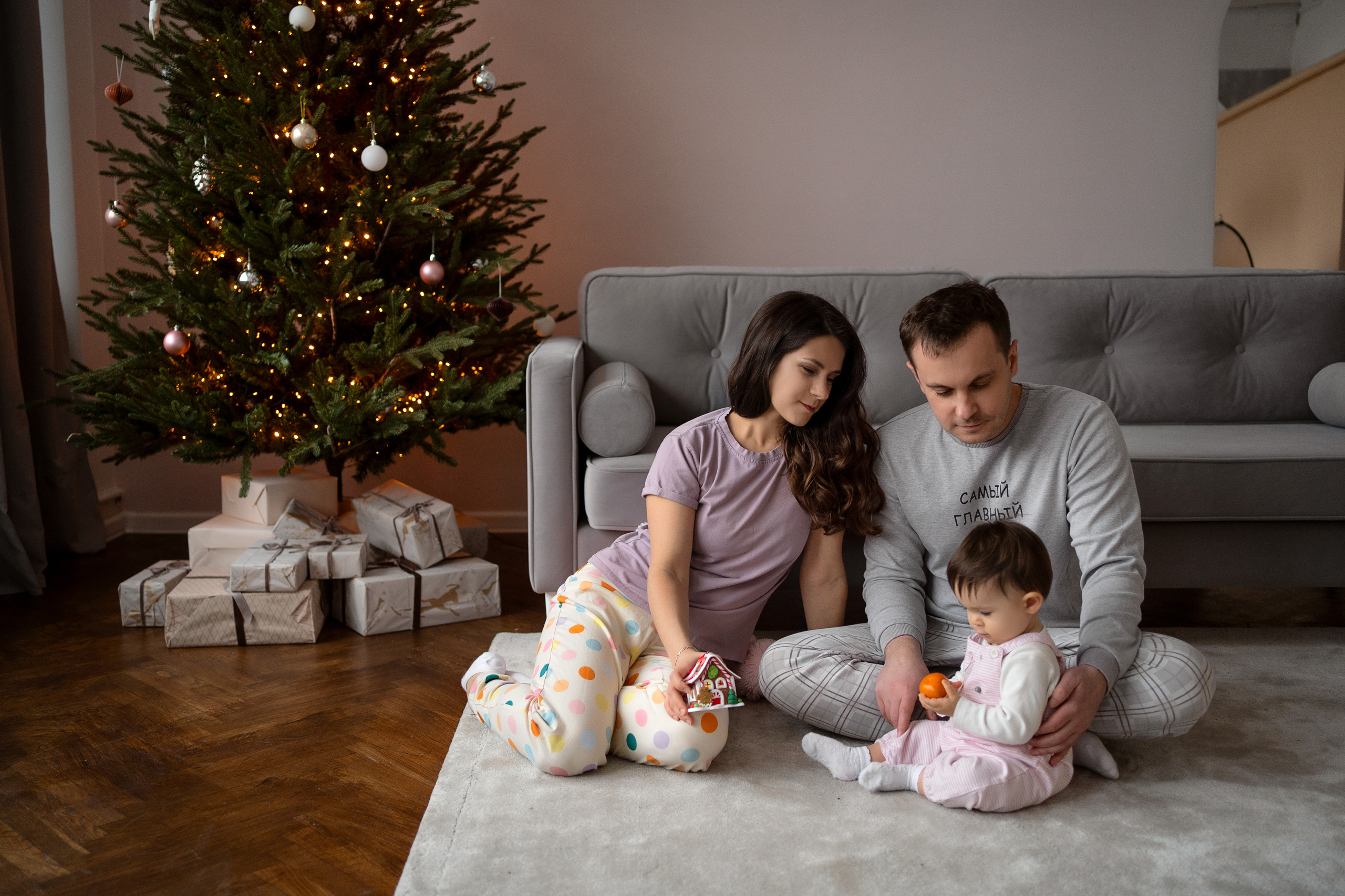 Первый Новый год. Семейный и свадебный фотограф Минск, Беларусь Анна Орловская