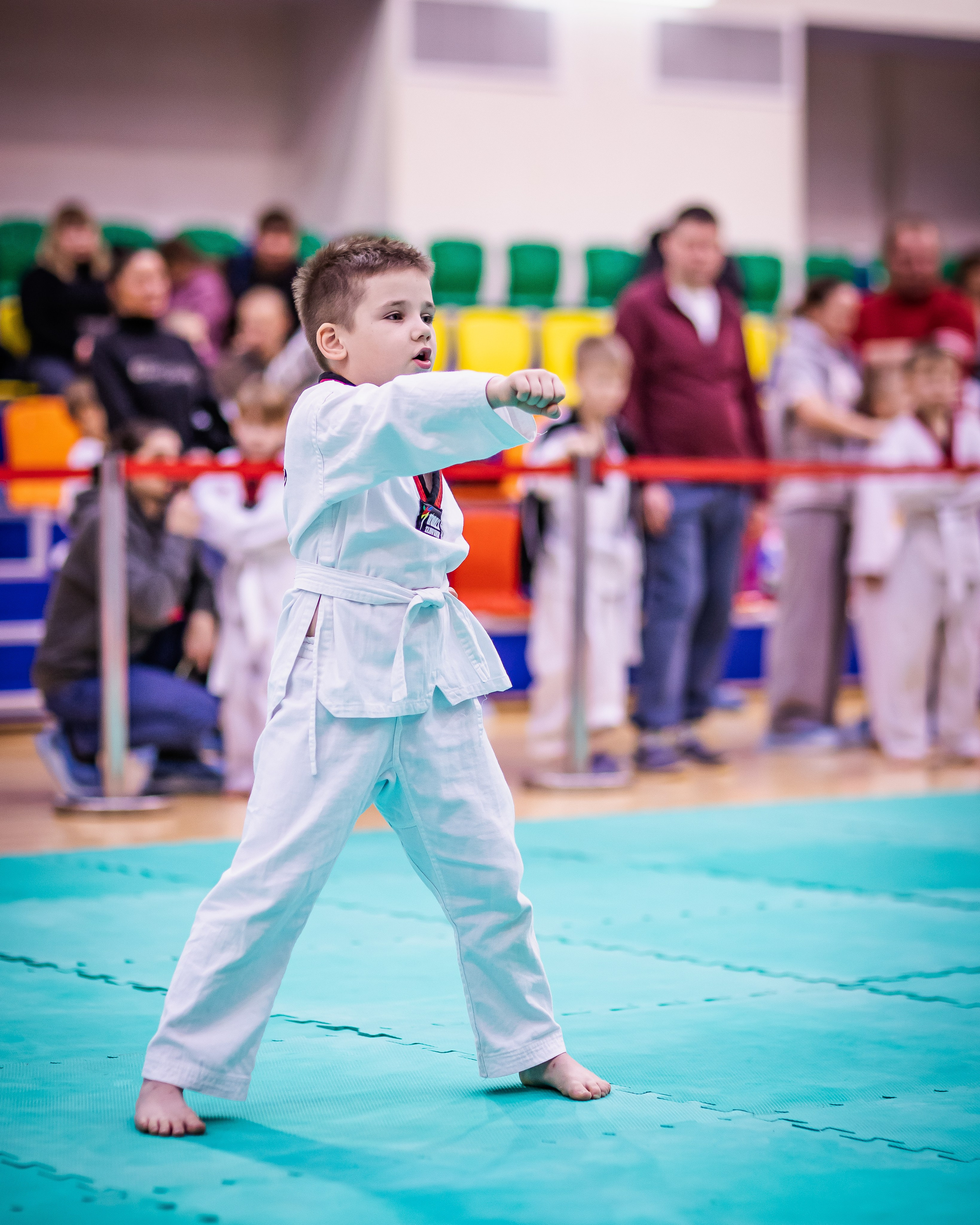 Турнир Федерации детского тхэквондо России по дисциплине ПХУМСЭ. Спортивный фотограф Максим Серегин