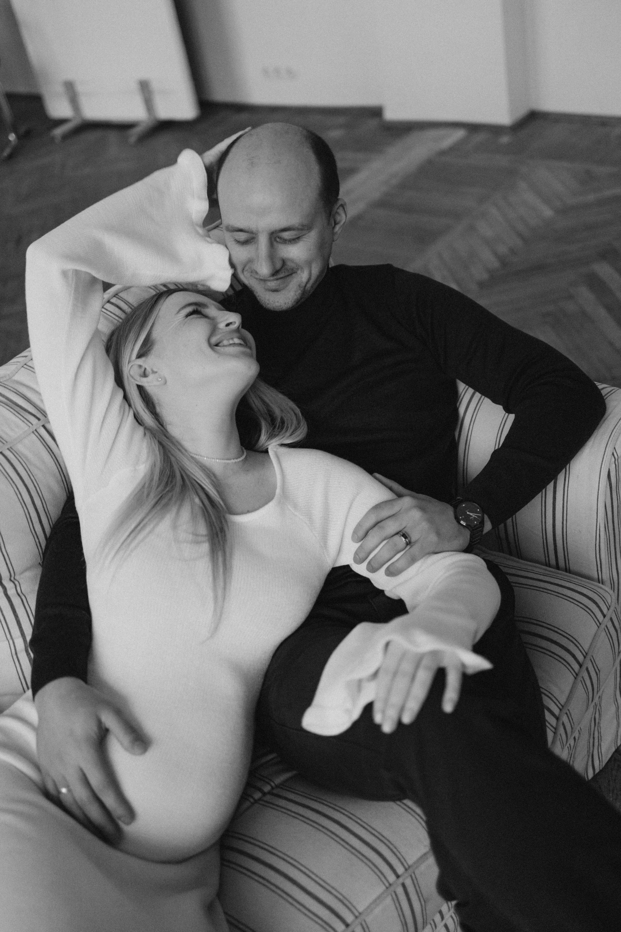 Юлия и Андрей в ожидании Анечки. Семейный фотограф в Москве Валерия Карпова