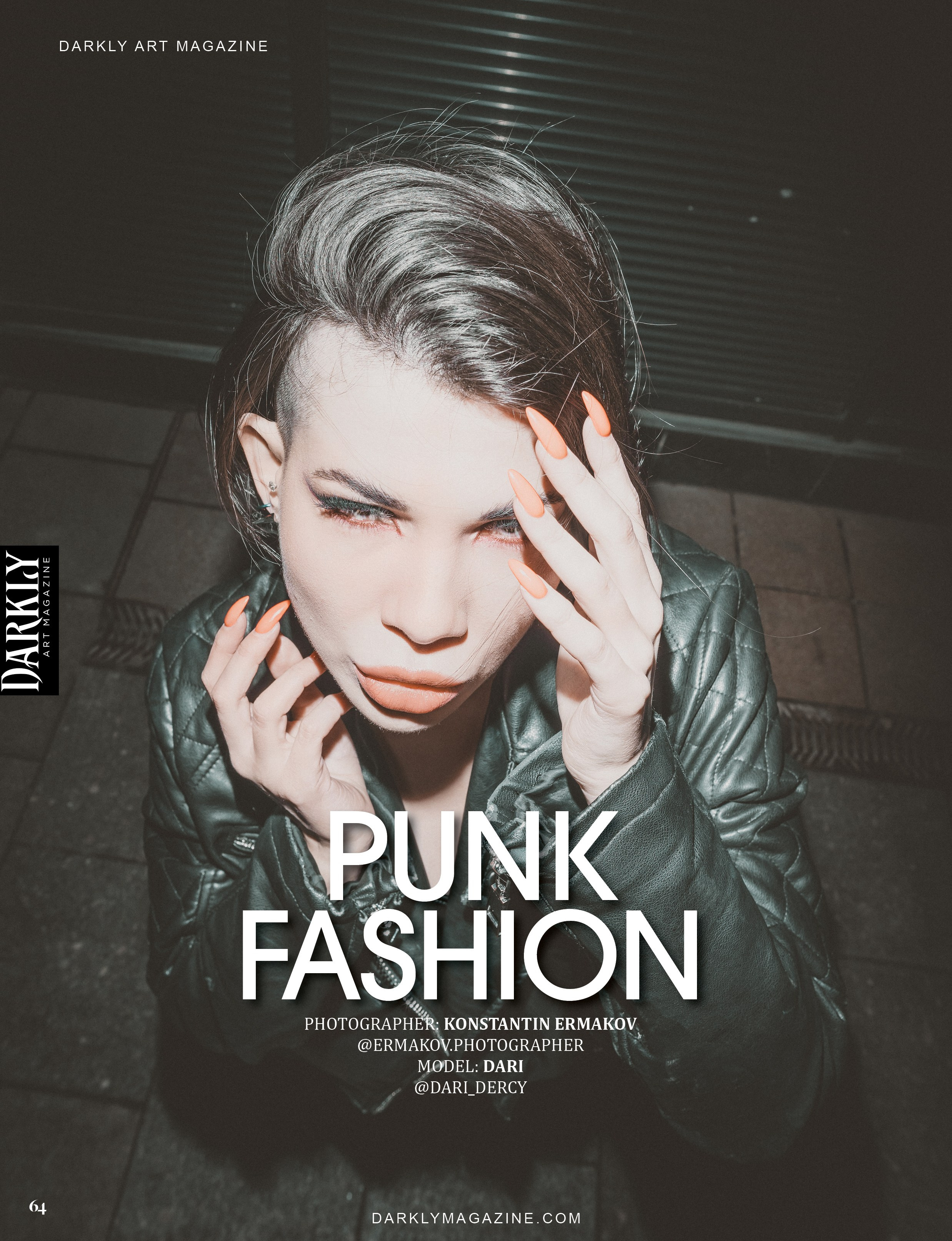Публикация фотографий в глянцевом журнале Darkly Magazine | Ермаков Константин