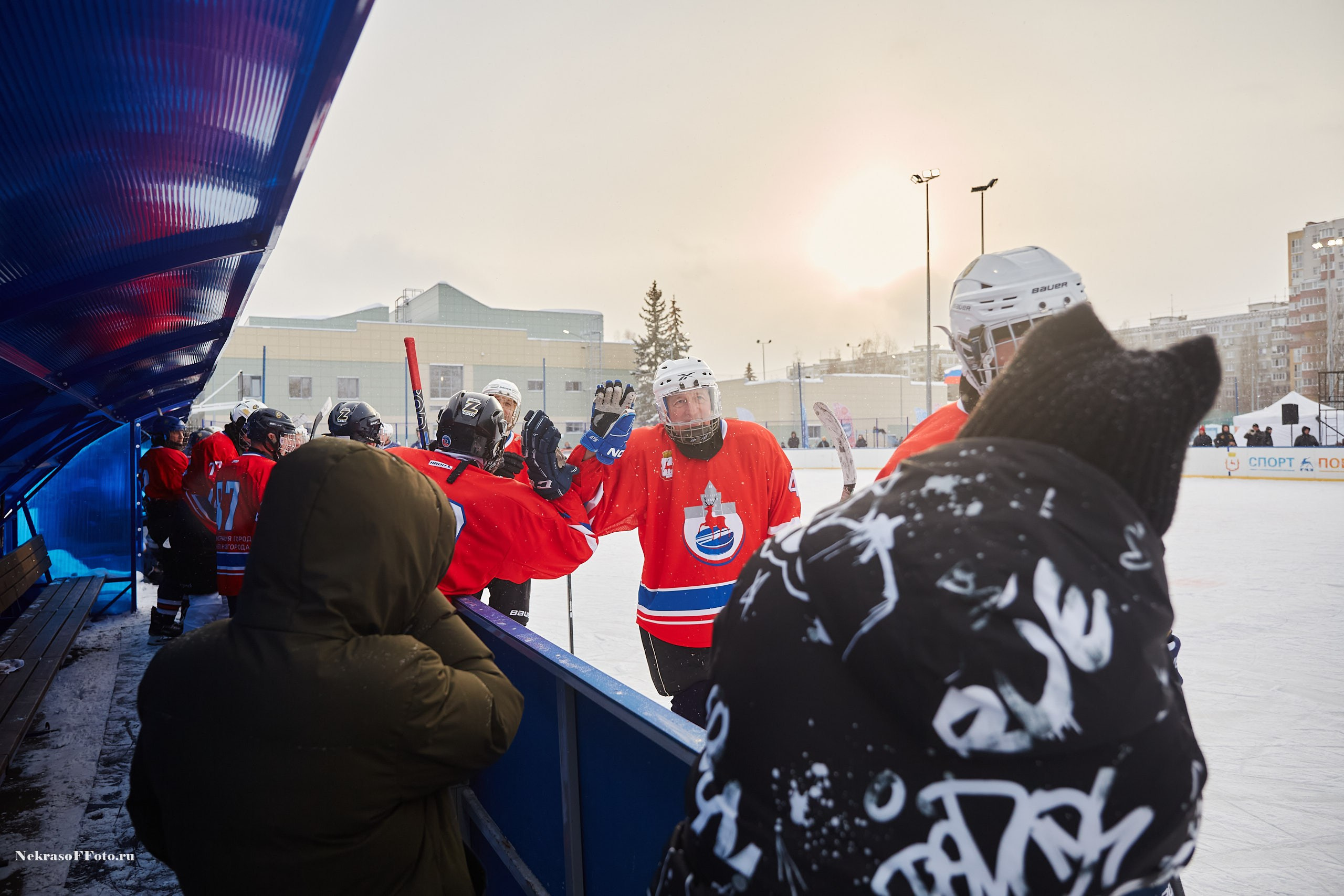 Турнир по хоккею «Русская классика» в рамках Офицерской хоккейной лиги. Спортивный фотограф Некрасов Денис