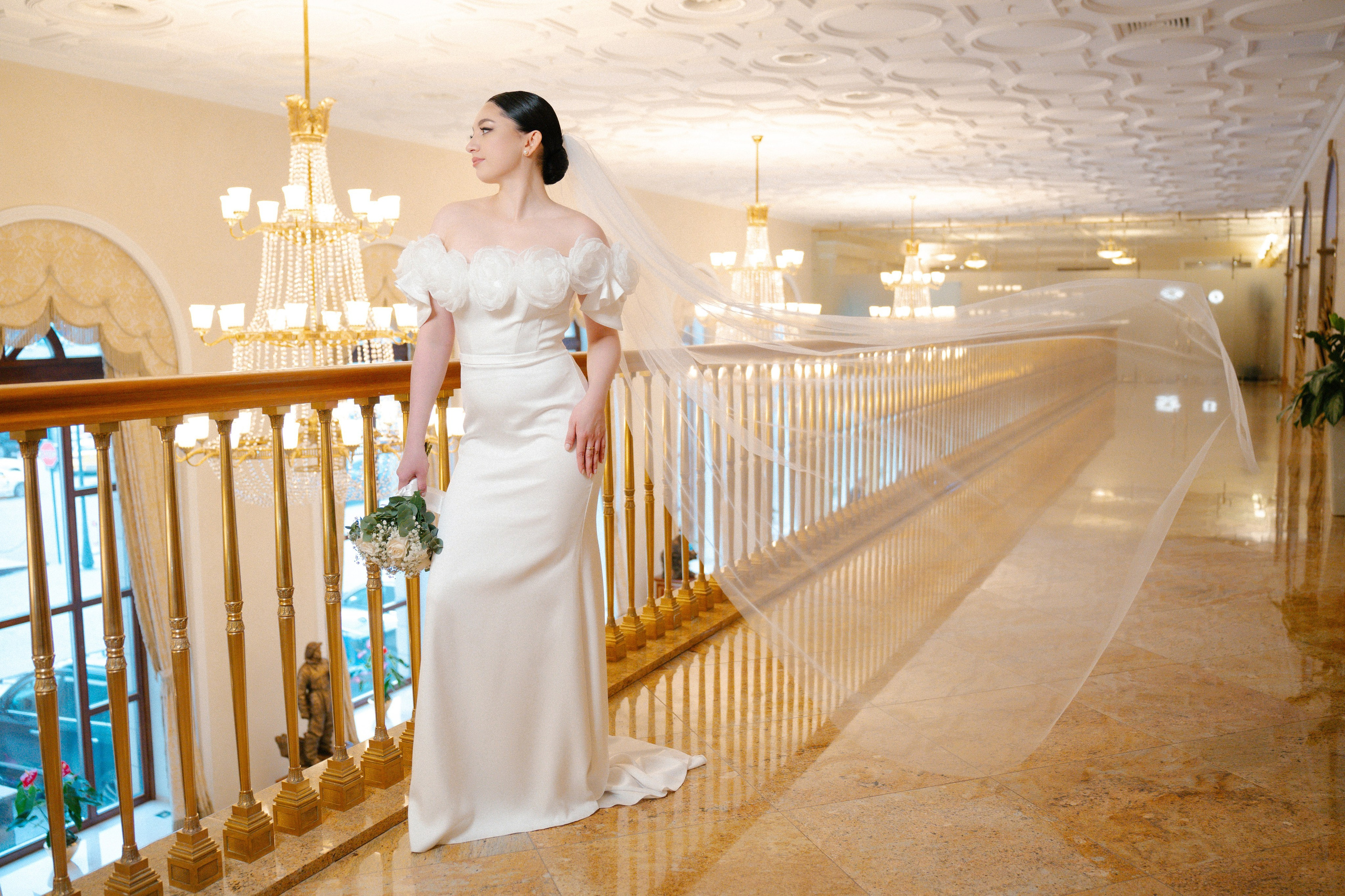 Свадебная фотосессия в гостинице Украина