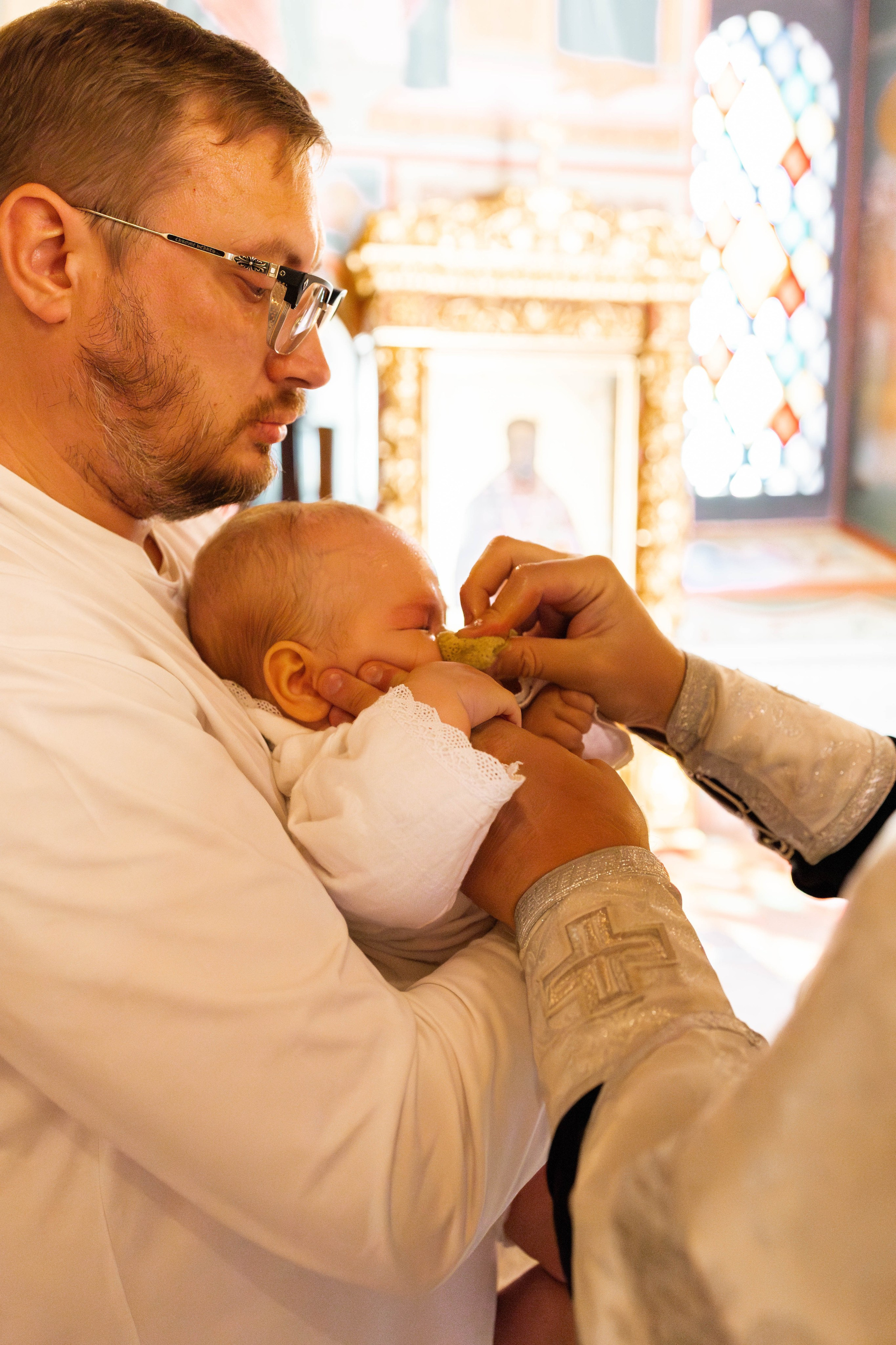 Таинство Крещения Евгения. Фотограф новорождённых Newborn Москва