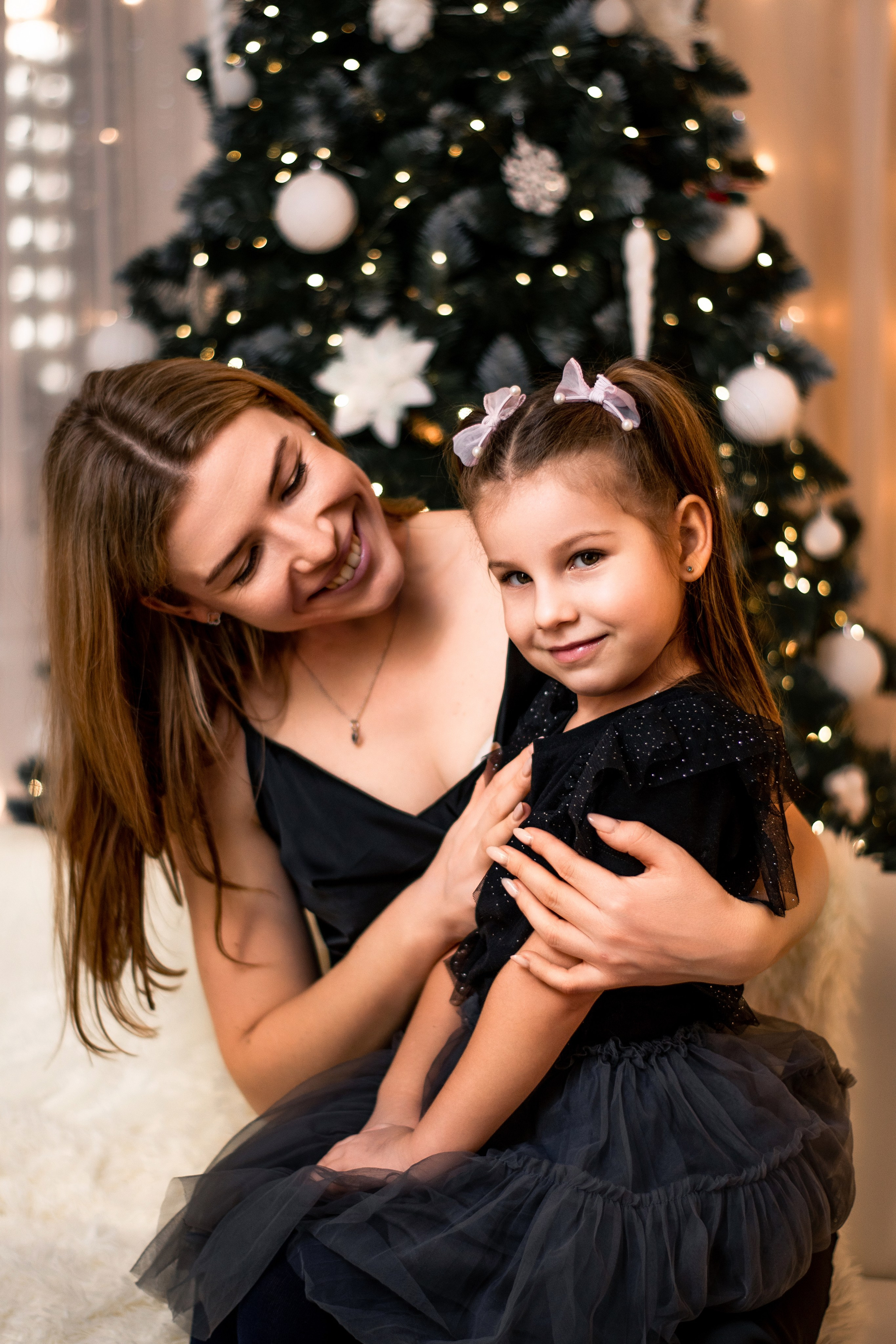 Семейная новогодняя фотосессия. Семейный фотограф в Озёрах и Коломне