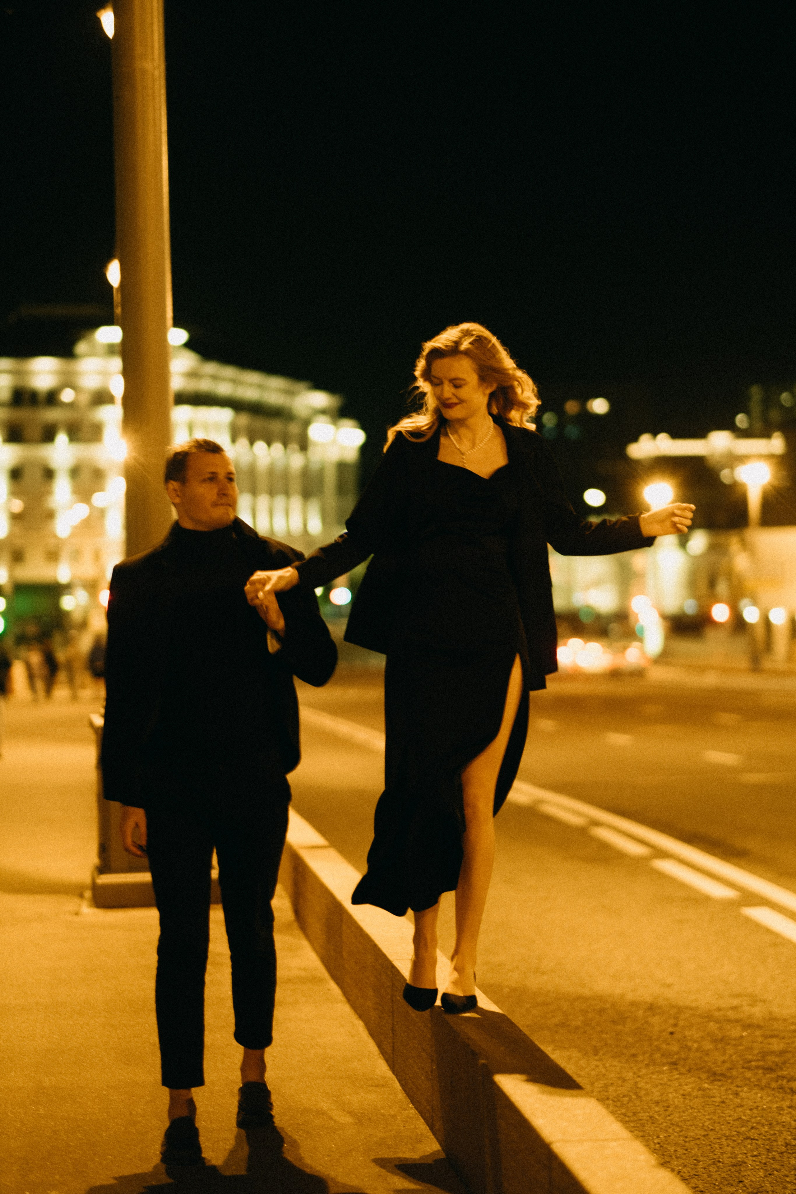 По ночному городу. Свадебный фотограф Александра Тюлякова