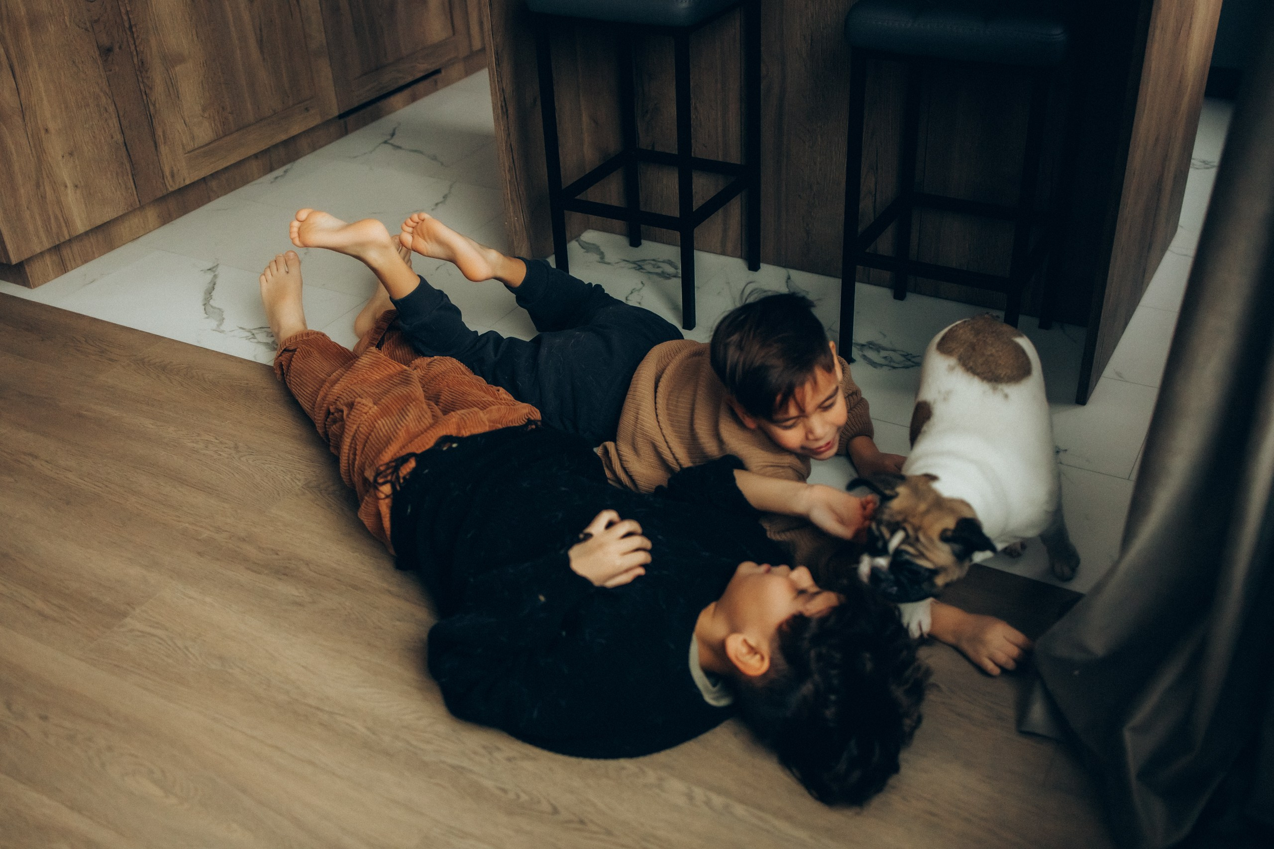 Руслан, Тимур и Луна. Семейный фотограф Москва