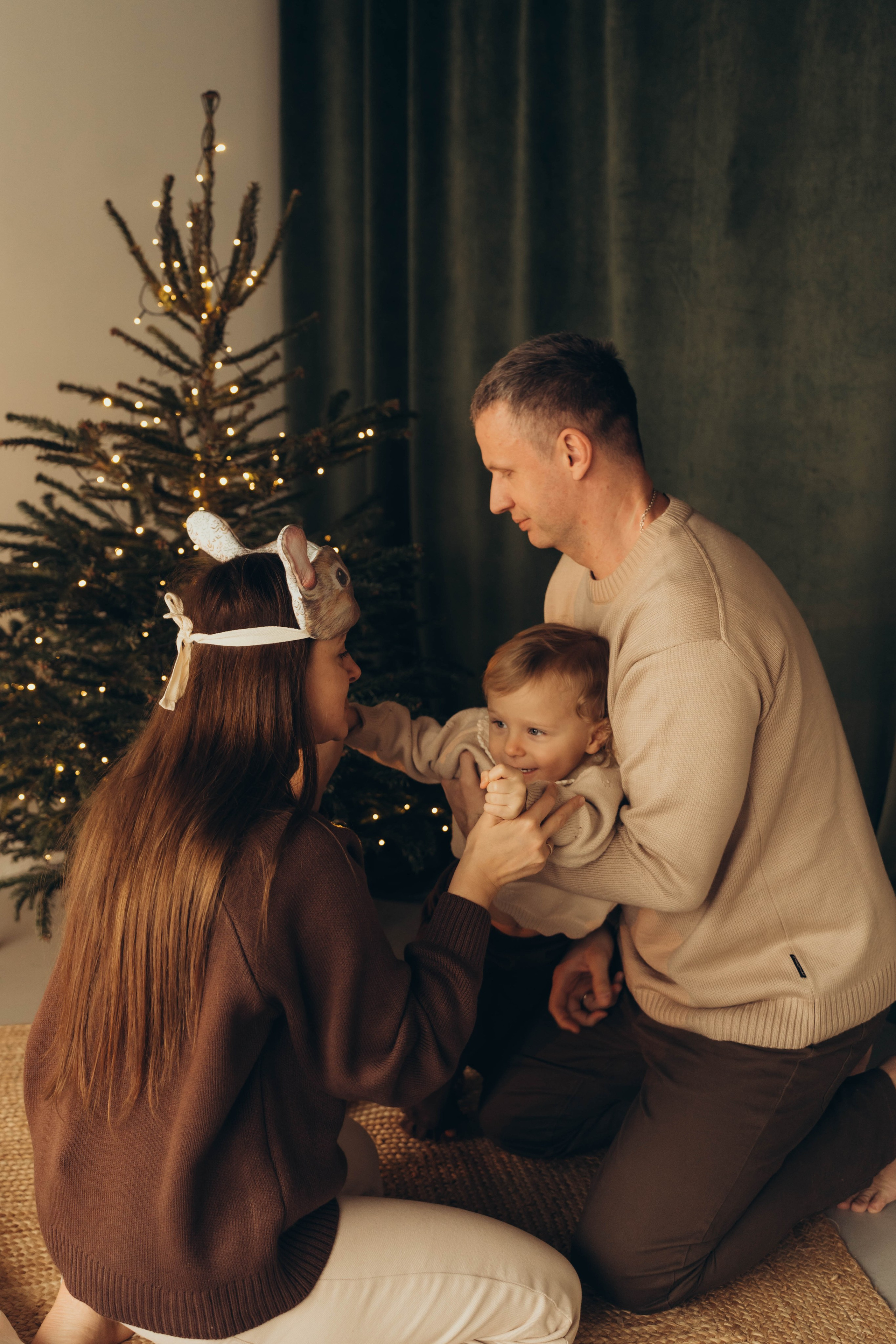 Екатерина, Николай и малышка Аня