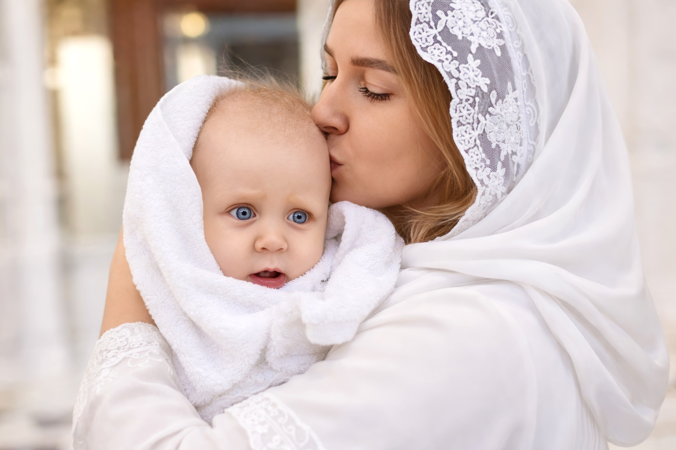 Крещение Леонида. Семейный и детский фотограф в Москве Юлия