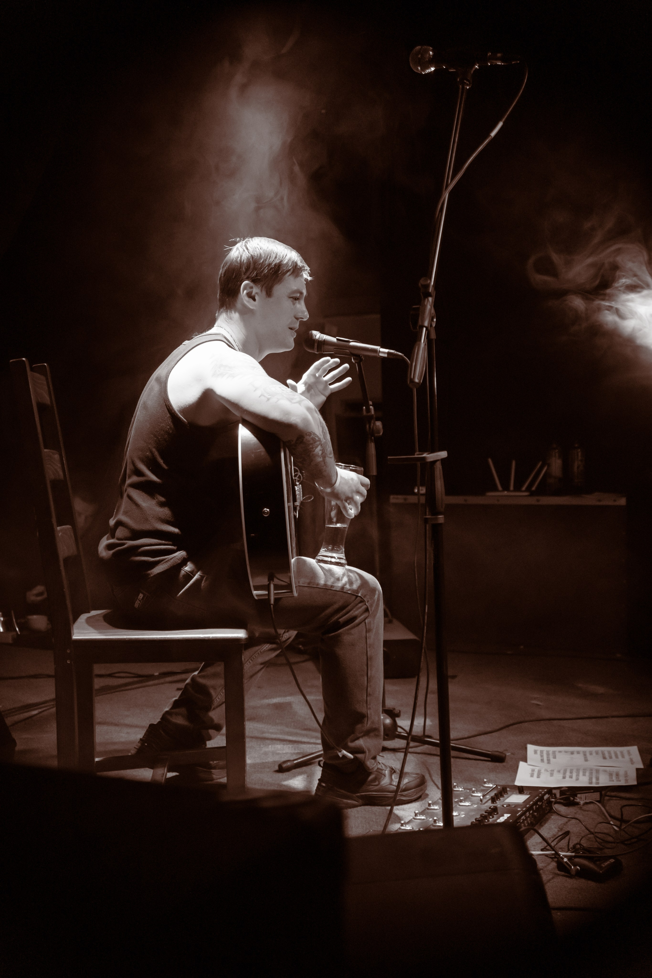 Антон Макаров. Трибьют «Сектор газа», клуб-галерея Эрмитаж. 07.12.2024. Фотограф Регина Крикунова г. Красноярск