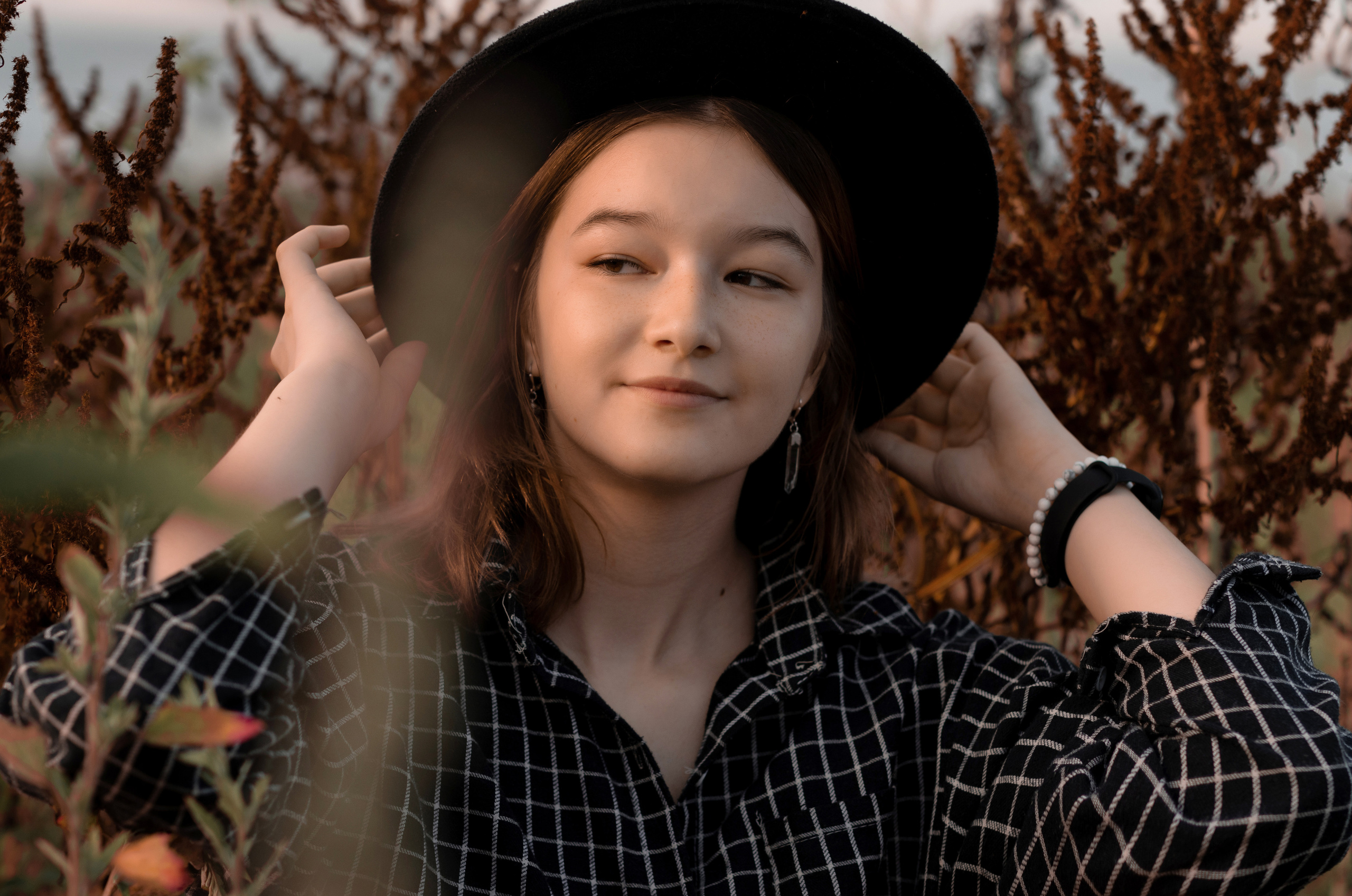 Ksenya «летняя фотосессия в поле». Фотограф Марина Семенова г. Владивосток