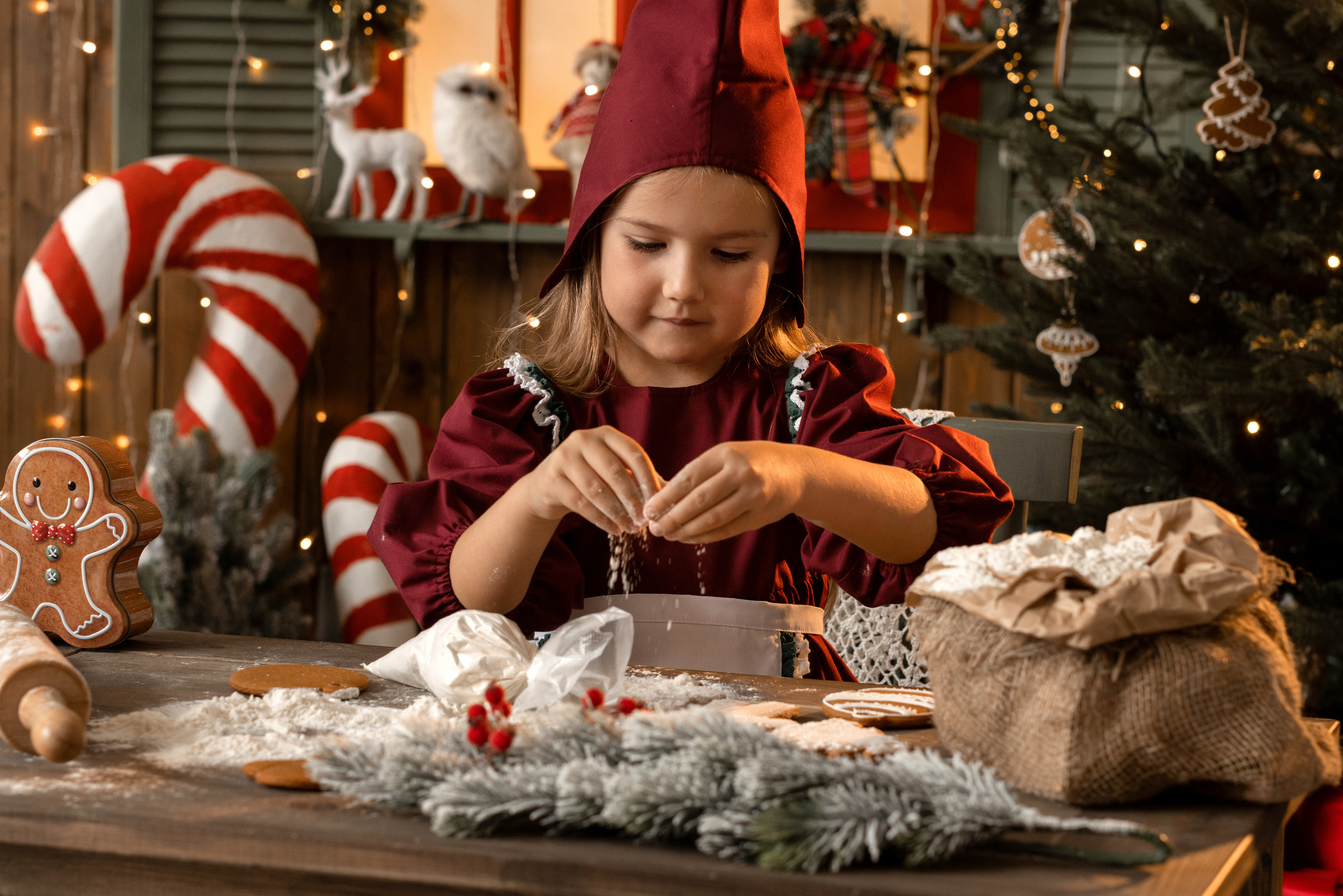 «Пряничный домик» новогодняя фотосессия. Фотограф Марина Семенова г. Владивосток