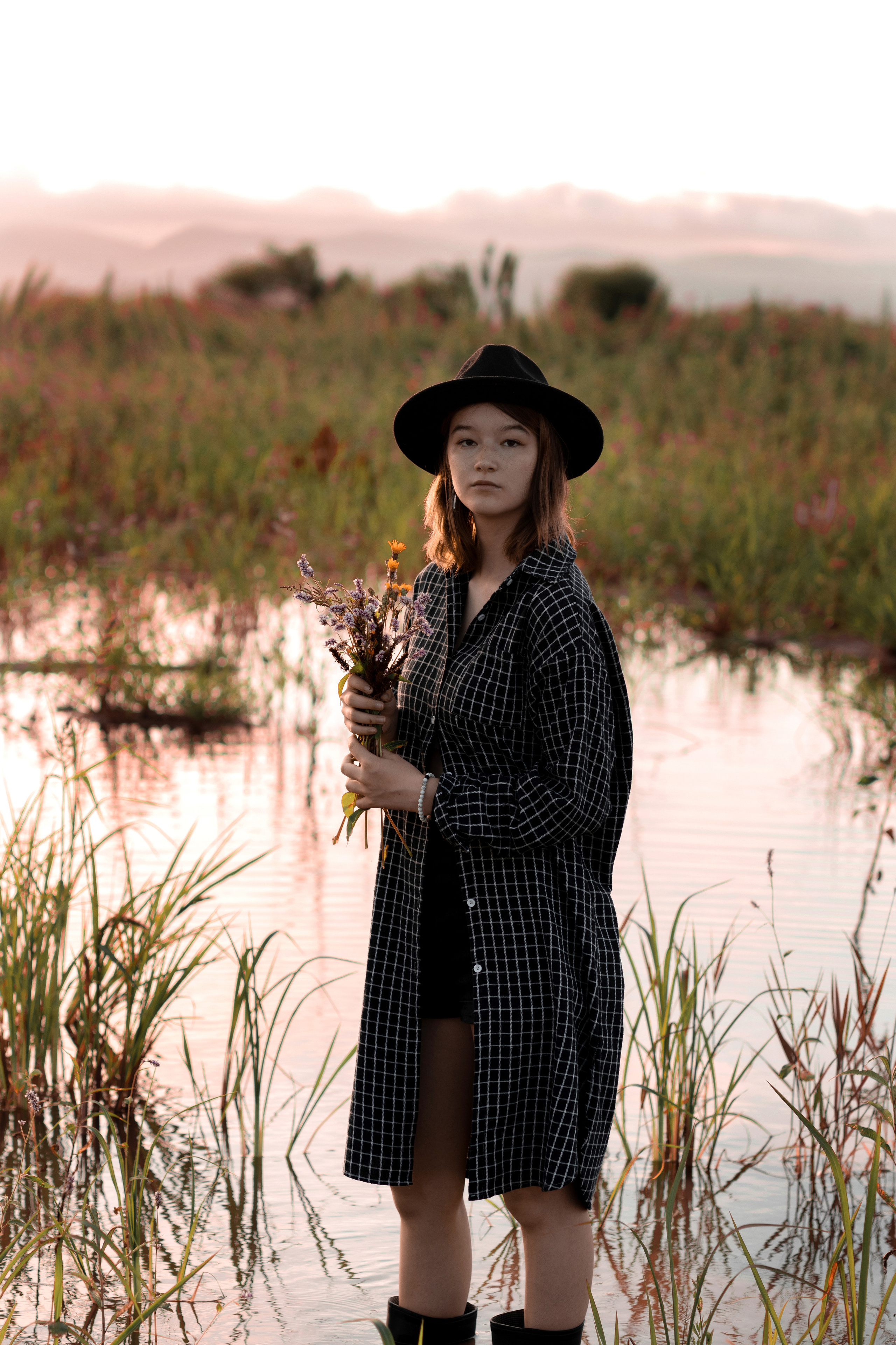 Ksenya «летняя фотосессия в поле». Фотограф Марина Семенова г. Владивосток