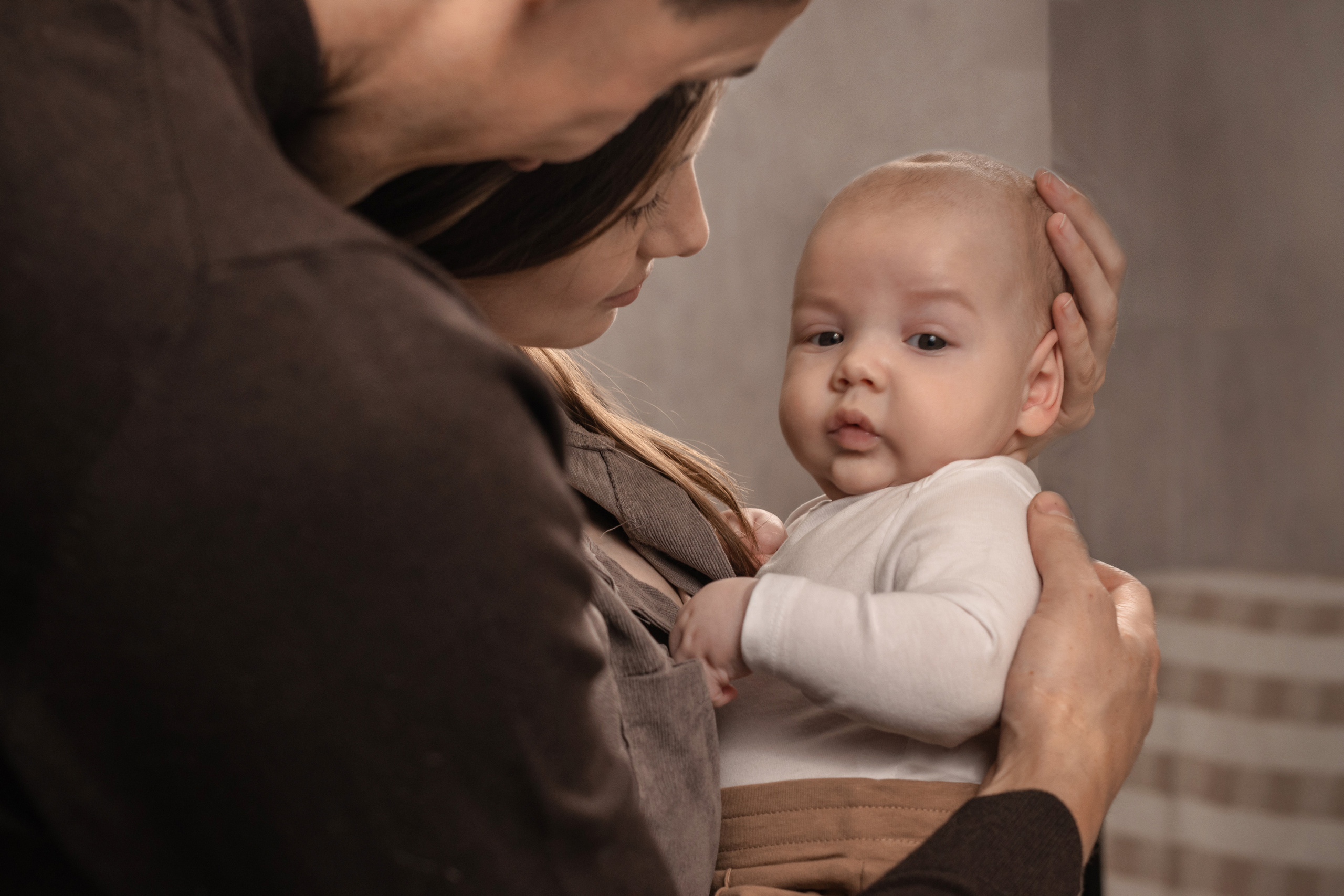 Екатерина+Денис=Тимур (Семейная фотосессия дома). Фотограф Марина Семенова г. Владивосток