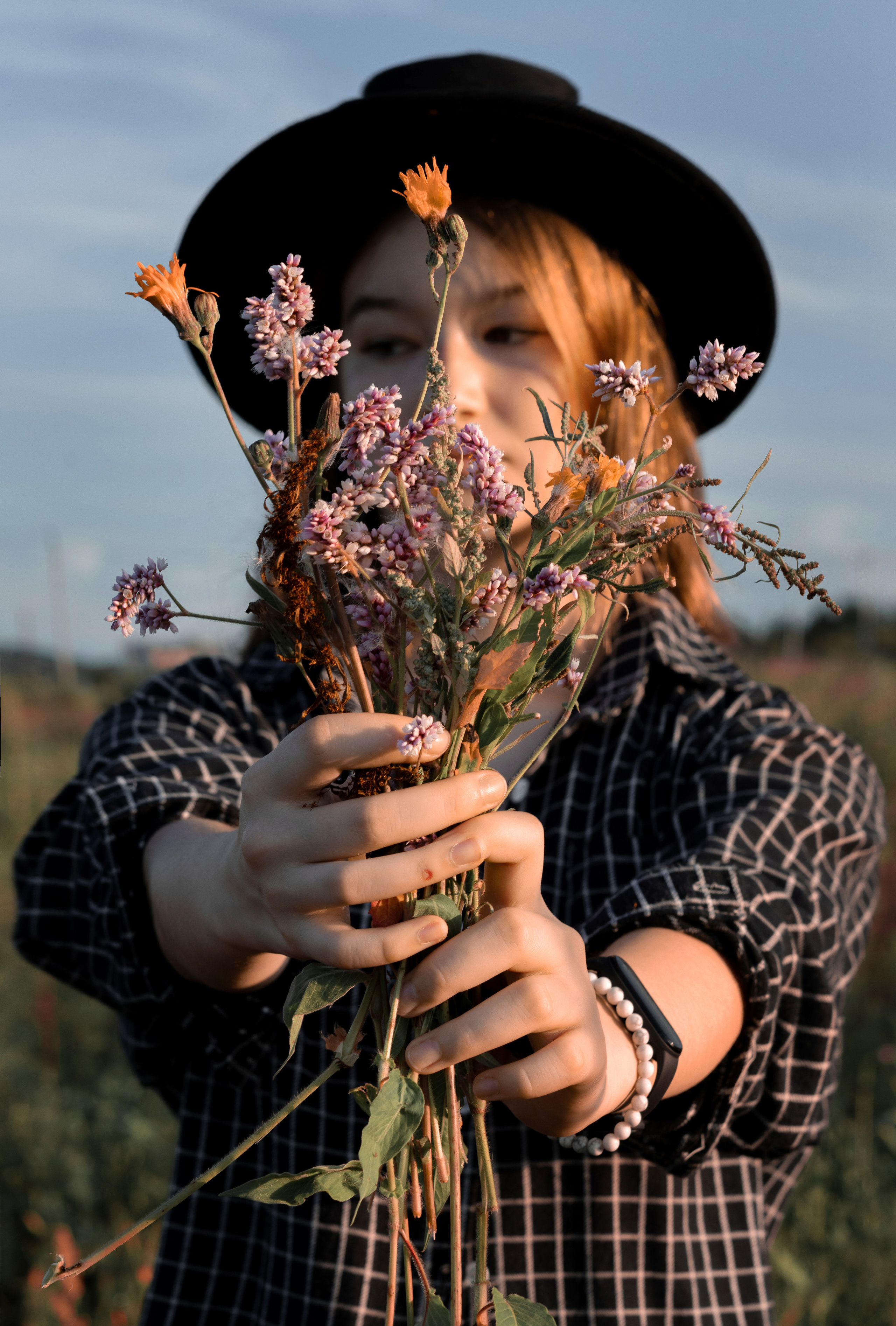 Ksenya «летняя фотосессия в поле». Фотограф Марина Семенова г. Владивосток