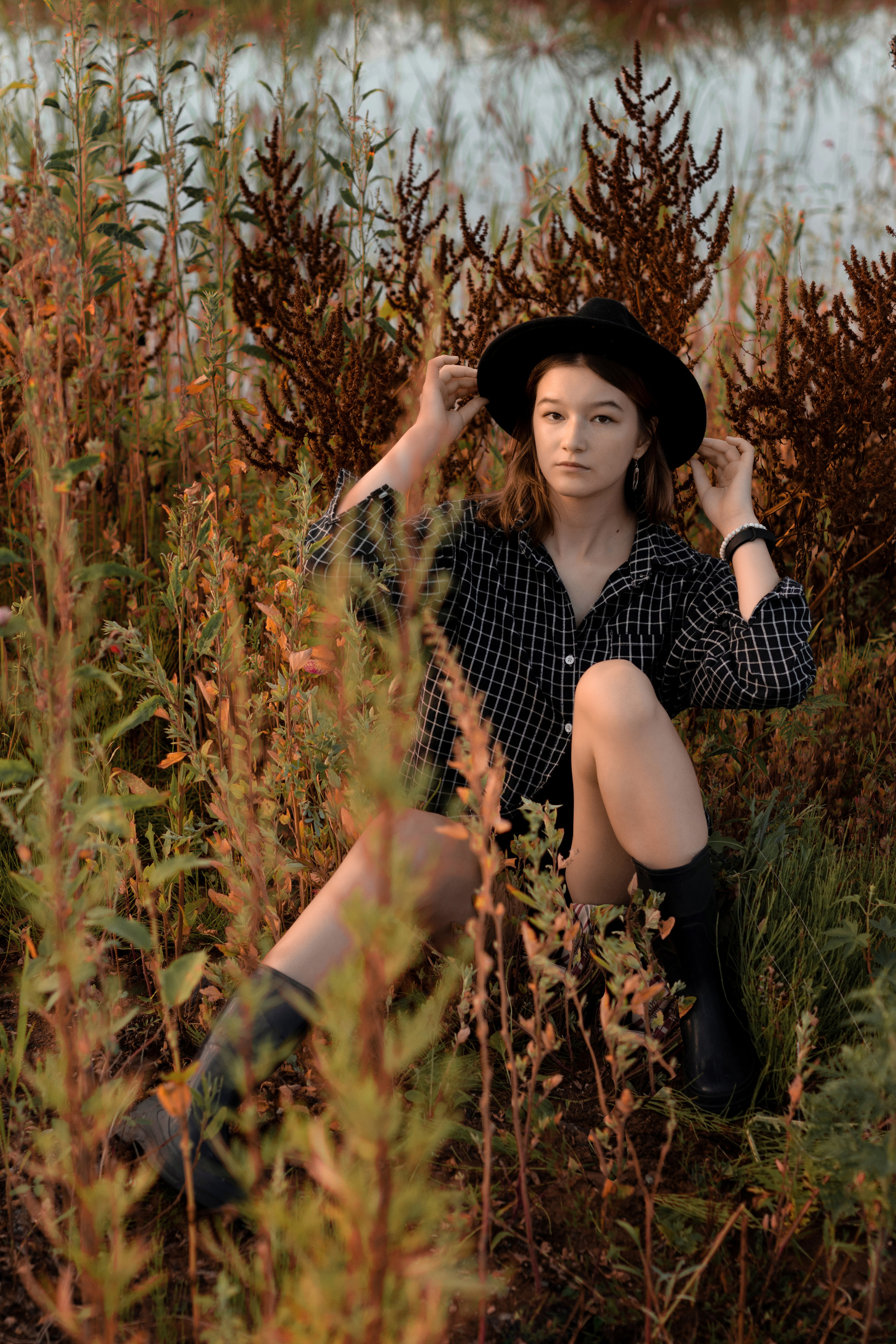 Ksenya «летняя фотосессия в поле». Фотограф Марина Семенова г. Владивосток