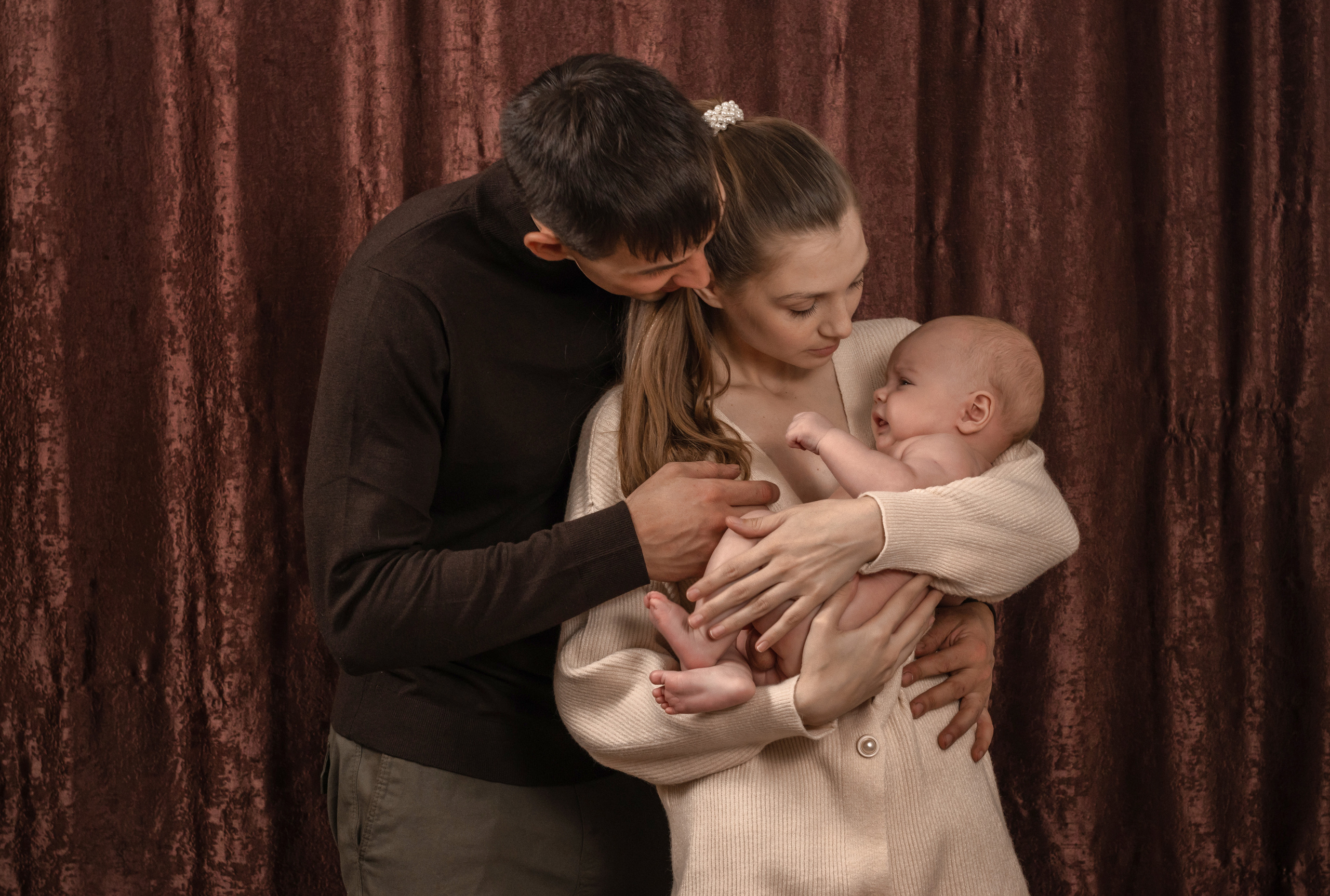 Екатерина+Денис=Тимур (Семейная фотосессия дома). Фотограф Марина Семенова г. Владивосток