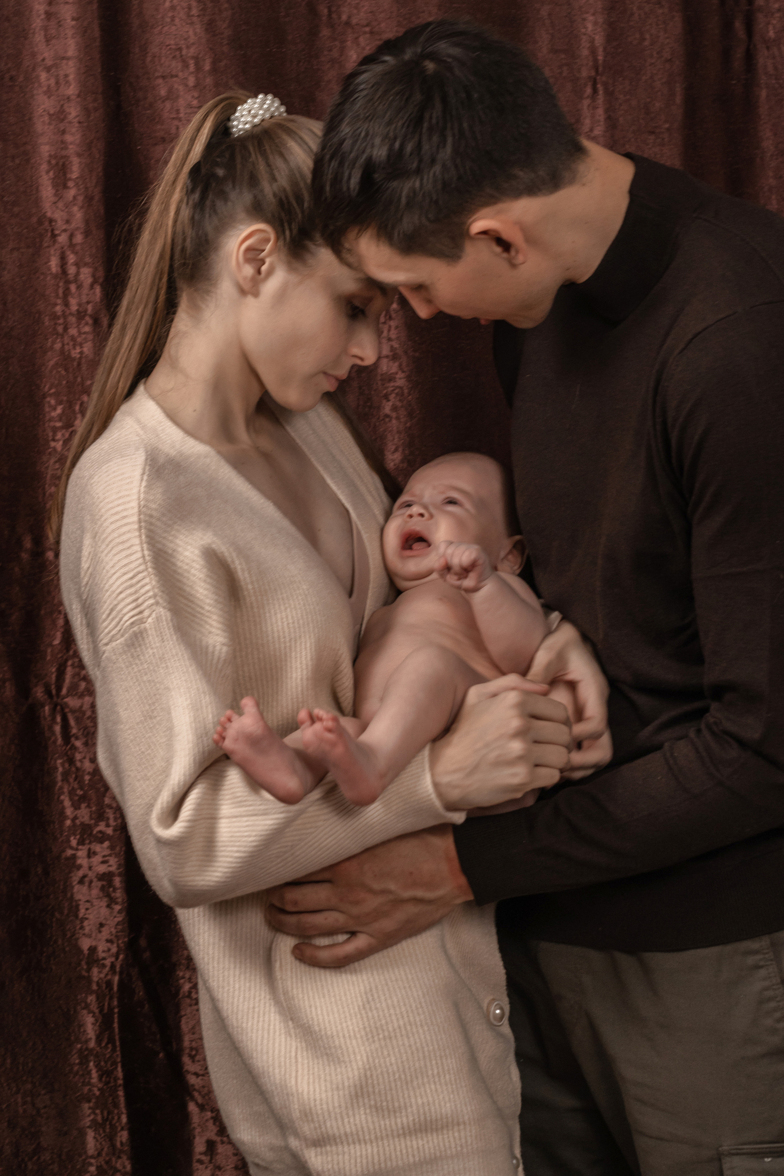 Екатерина+Денис=Тимур (Семейная фотосессия дома). Фотограф Марина Семенова г. Владивосток