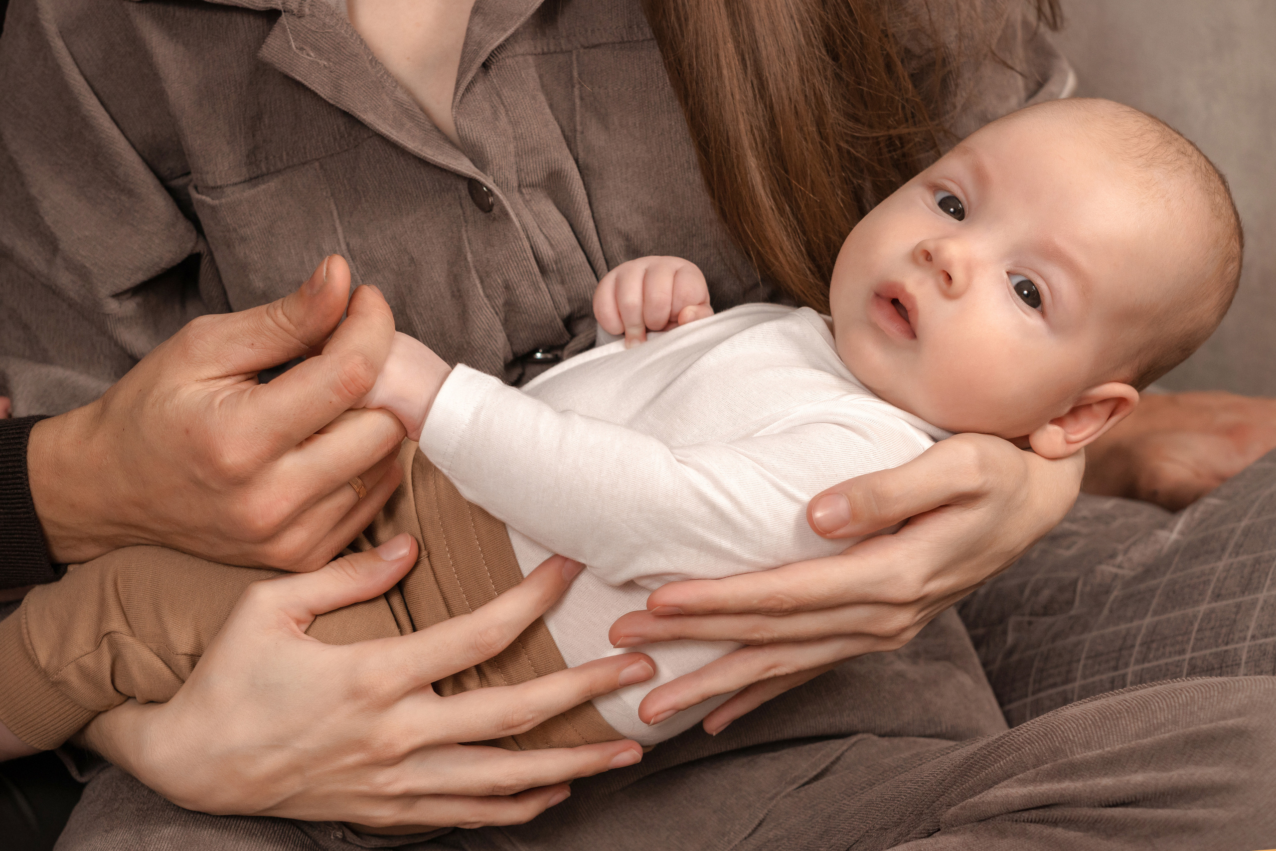 Екатерина+Денис=Тимур (Семейная фотосессия дома). Фотограф Марина Семенова г. Владивосток