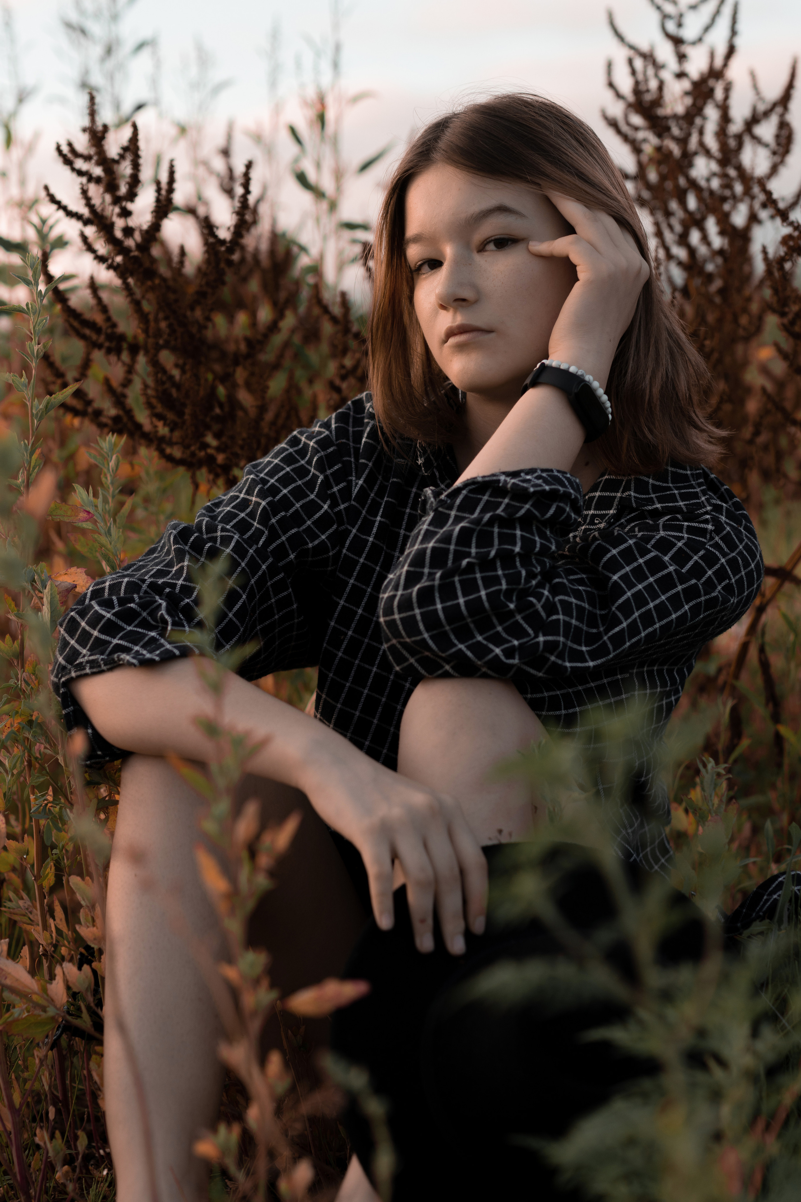 Ksenya «летняя фотосессия в поле». Фотограф Марина Семенова г. Владивосток