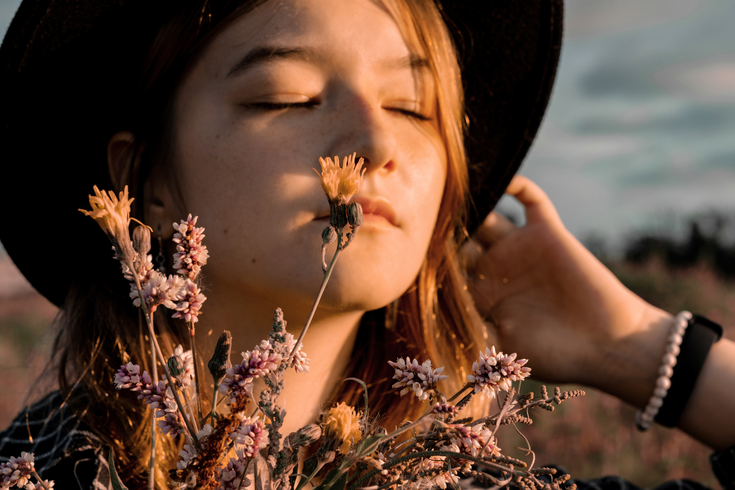 Ksenya «летняя фотосессия в поле». Фотограф Марина Семенова г. Владивосток