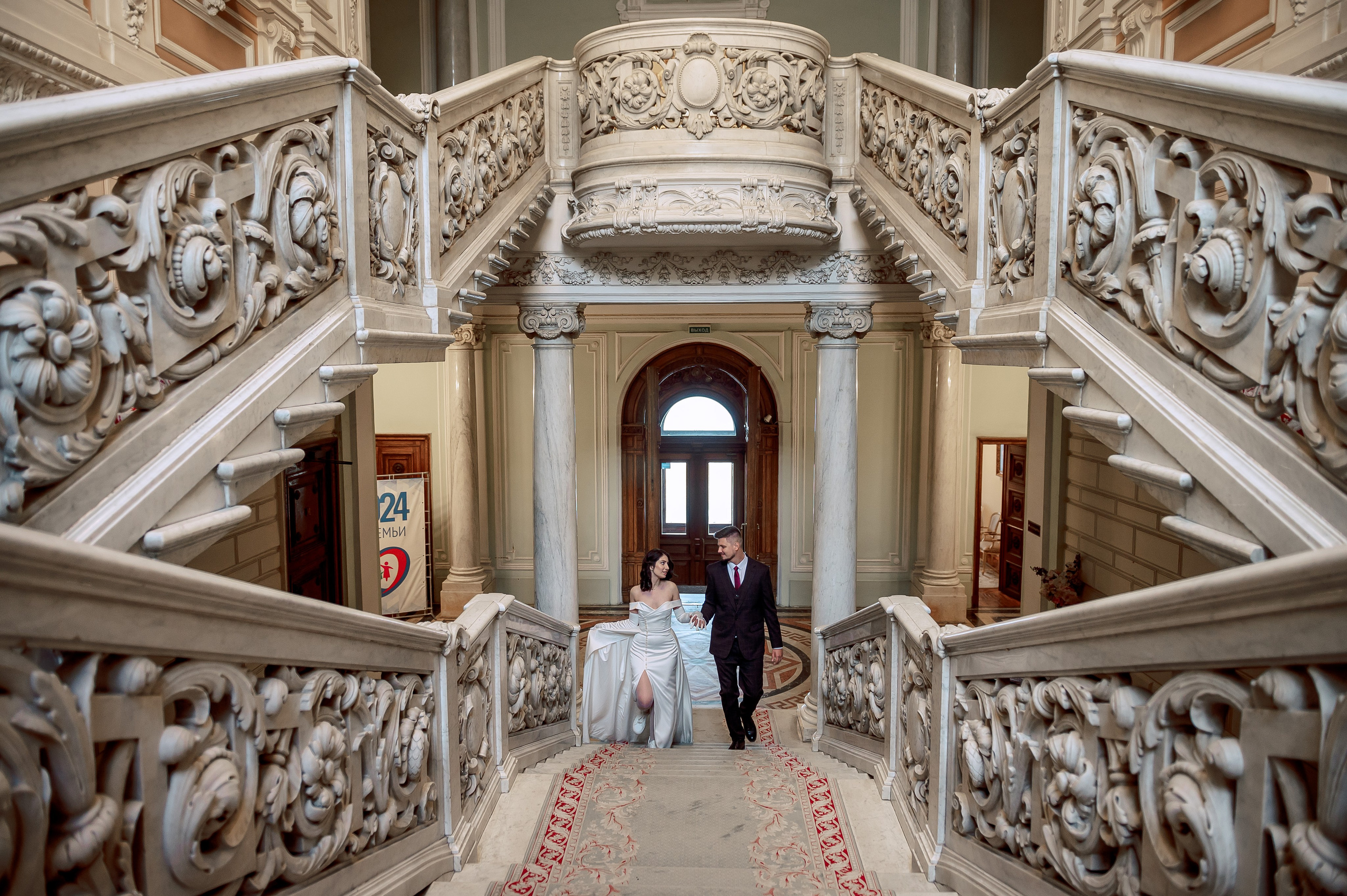 Камерная свадьба в Первом Дворце Бракосочетания №1 на Английской набережной Яны и Евгения. Портретный, семейный и свадебный фотограф в Санкт-Петербурге и в Пушкине Ширяев Денис