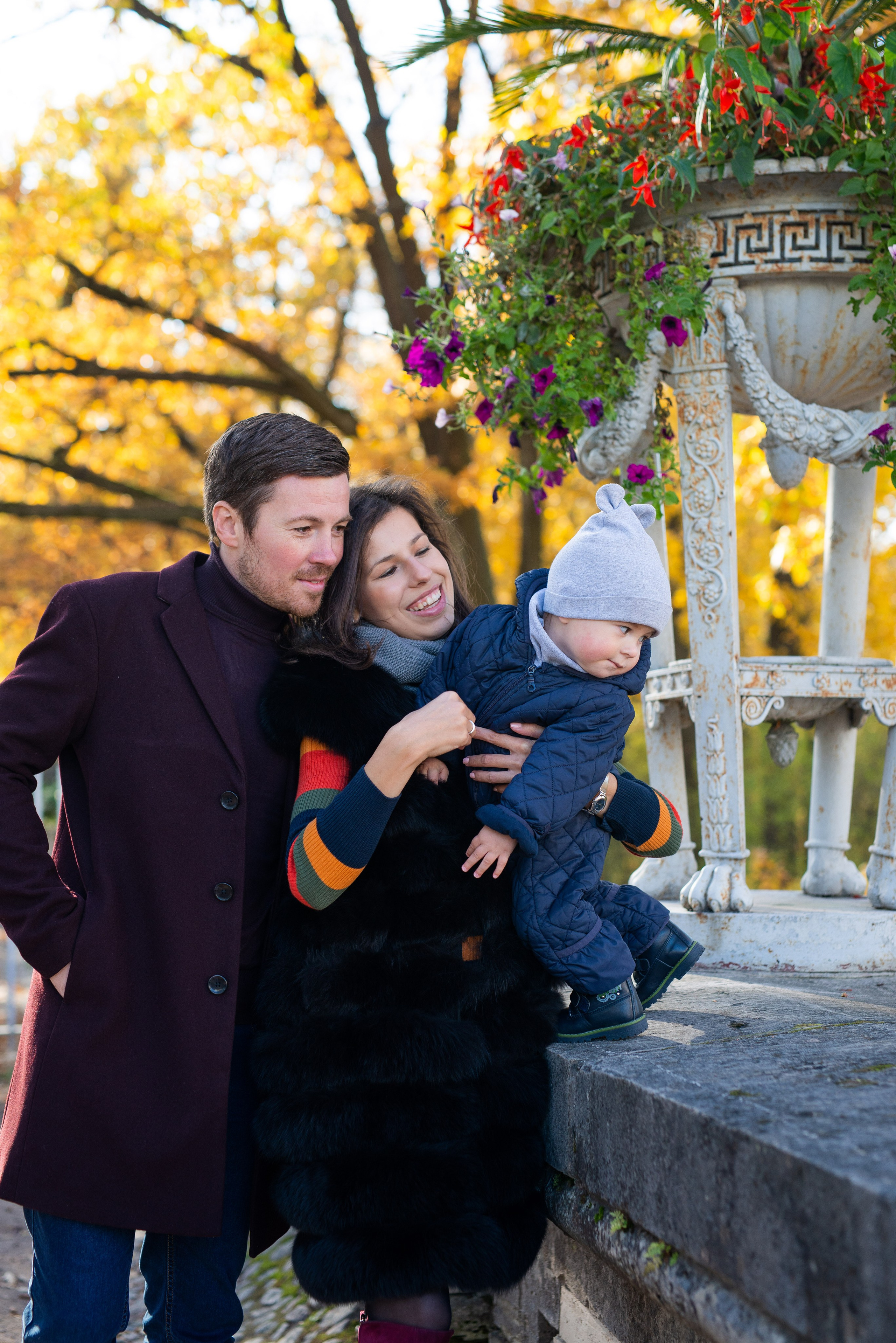 Егор, Валерия и Андрей осенняя прогулка. Портретный, семейный и свадебный фотограф в Санкт-Петербурге и в Пушкине Ширяев Денис