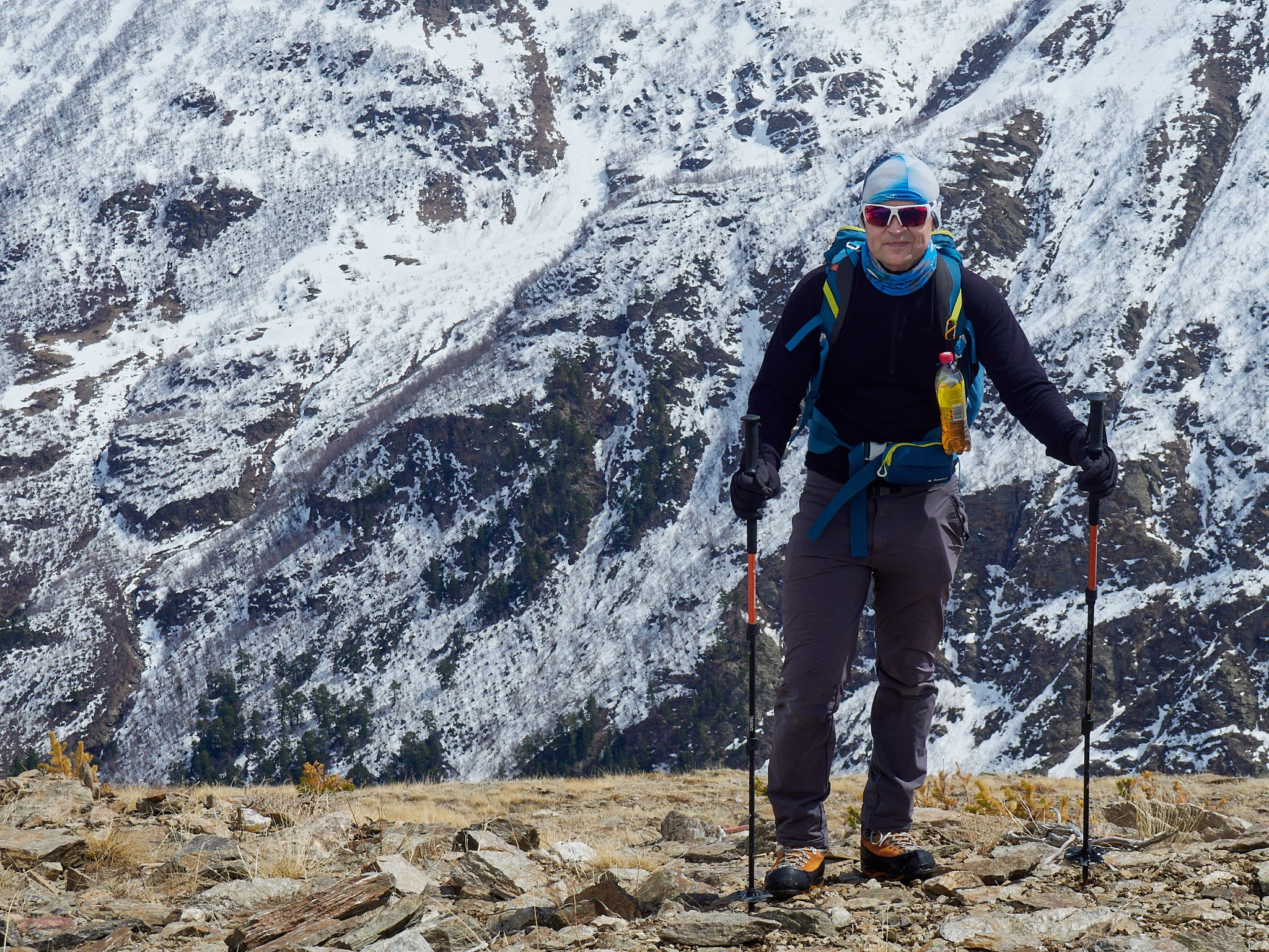 16.04 Акклиматизационный выход с группой на Чегет. Горный, высотный Фотограф на Эльбрусе Георгий