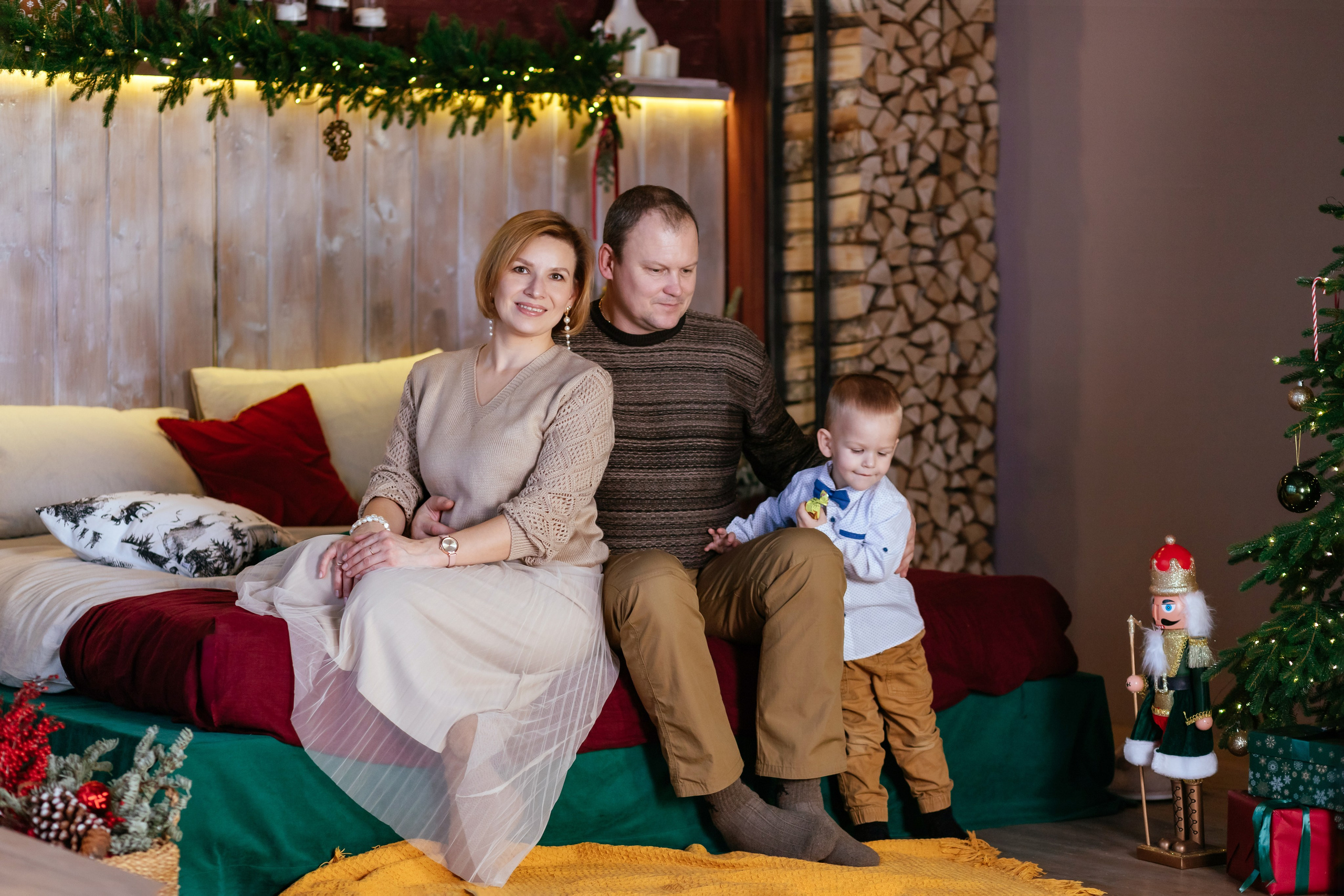 Новогодняя семейная съёмка. EtoStudio. Семейный фотограф в Минске Приболовец Светлана