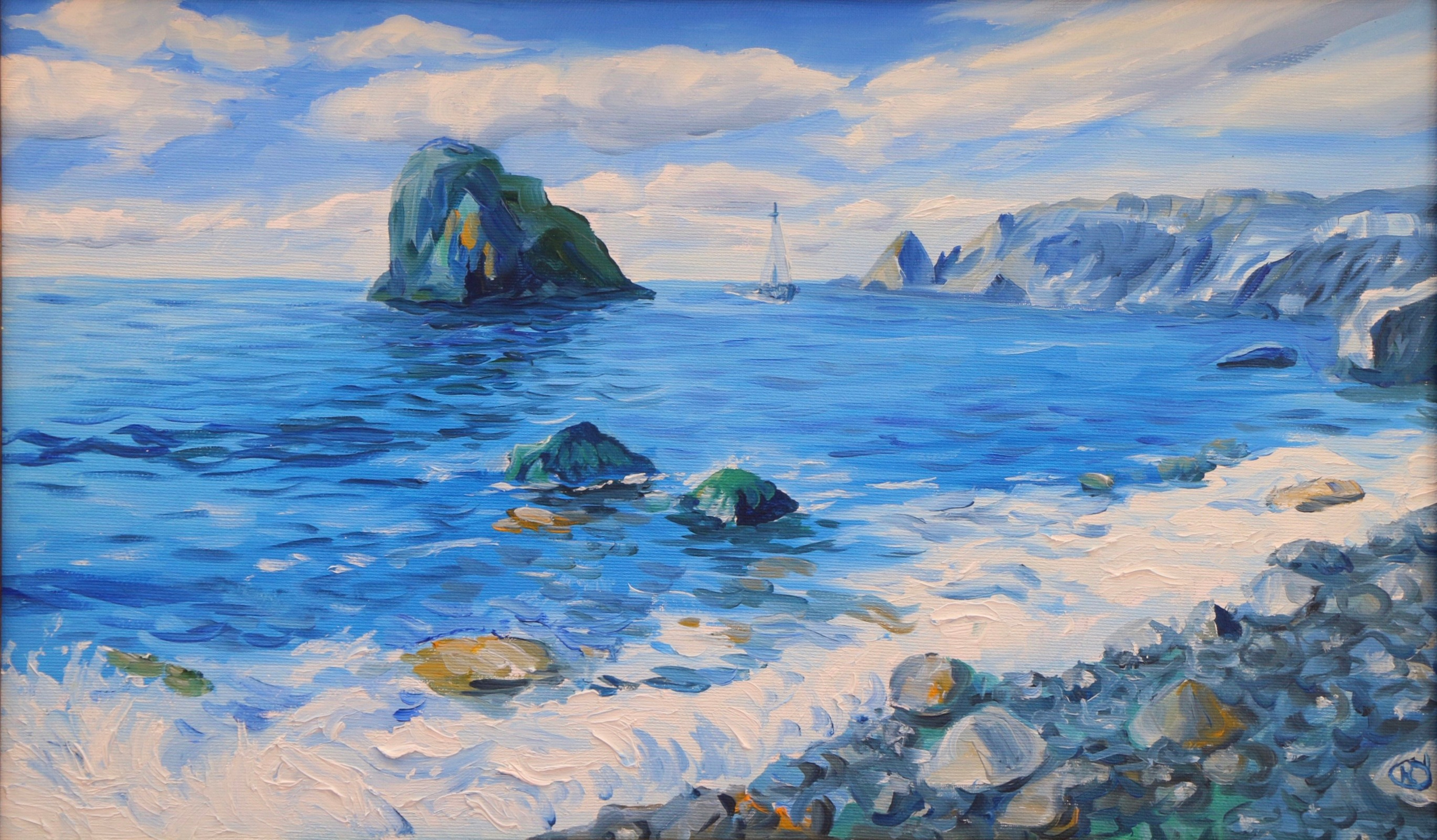 Морские пейзажи. Продажа картин маслом на холсте в г. Ялта